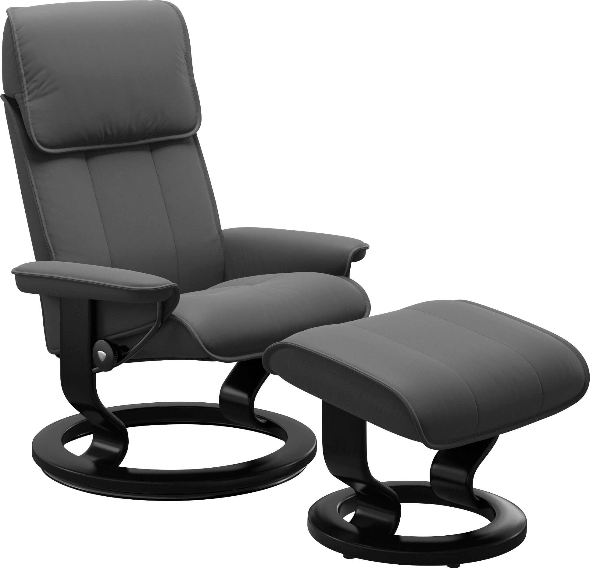 Stressless Fußhocker "Admiral", mit Classic Base, Gestell Schwarz