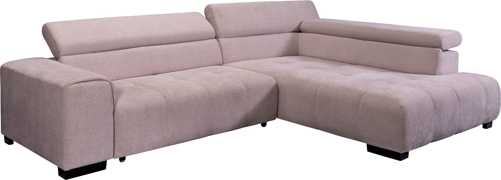 exxpo - sofa fashion Ecksofa, mit 3 verstellbaren Kopfstützen, wahlweise  mit Bettfunktion und Kissen bestellen | BAUR