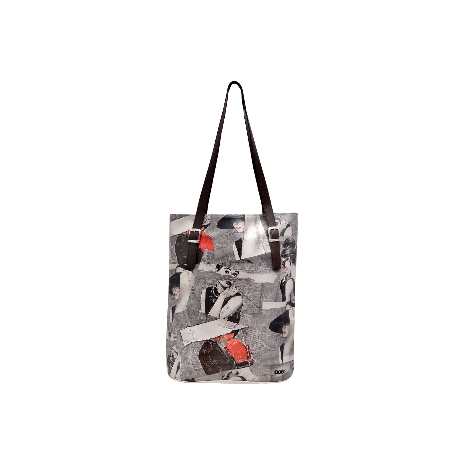 Thumbnail - DOGO Umhängetasche "Tall Bag Damen Schultertasche Go Back To Being Yourself Damen", Handgefertigt