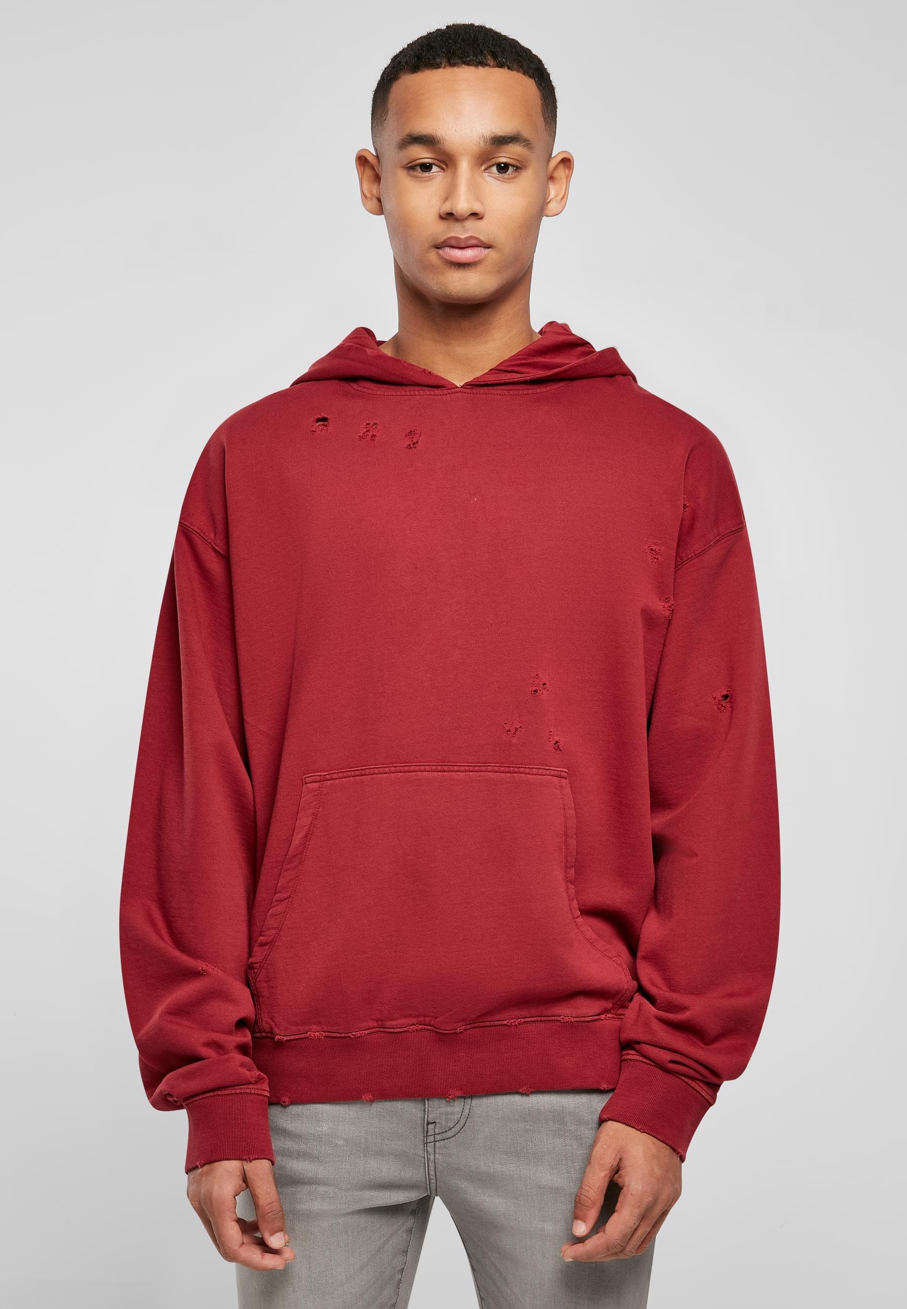 URBAN CLASSICS Kapuzensweatshirt »Urban Classics Herren Distressed Hoody«, (1 tlg.)