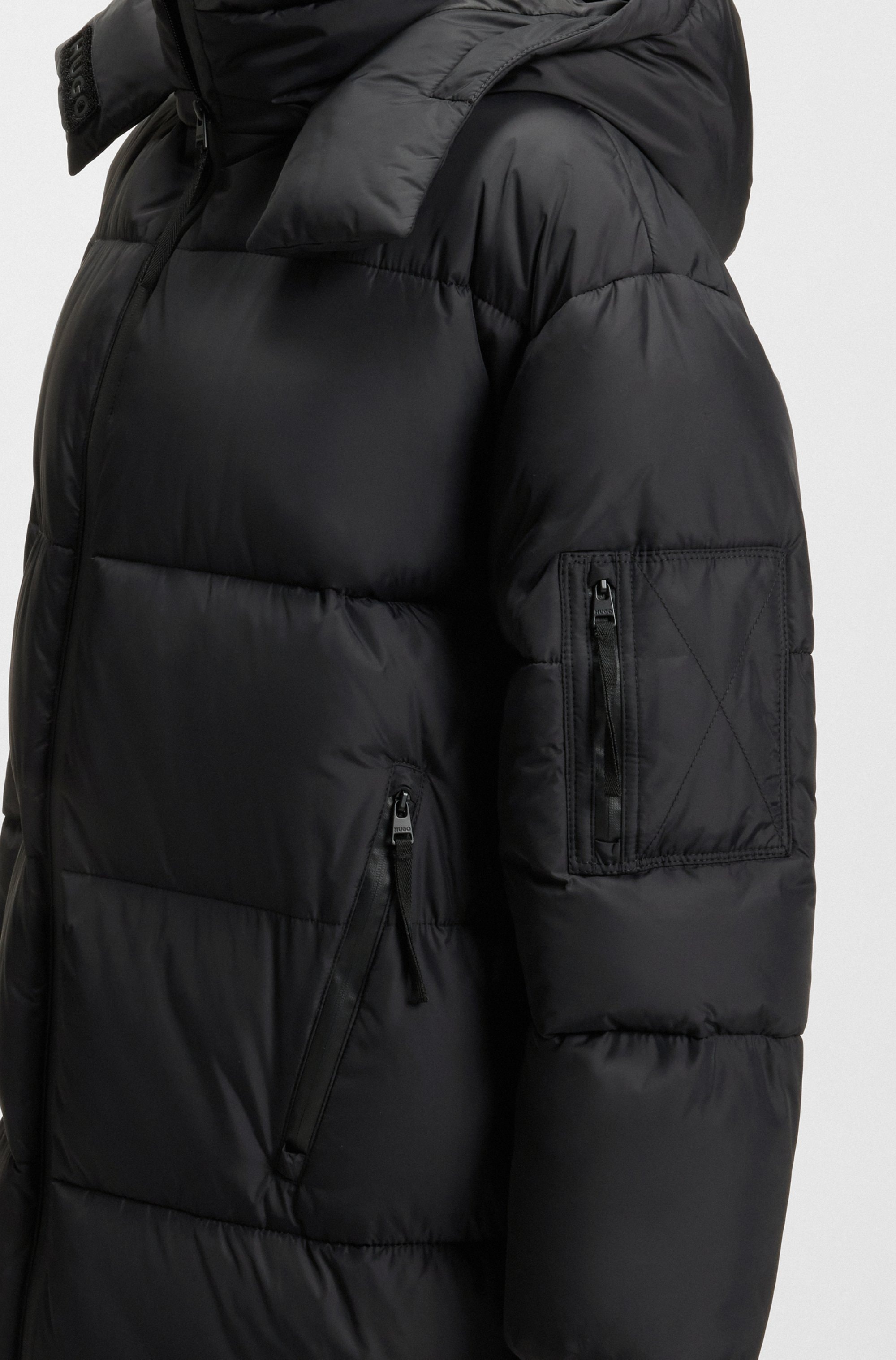 HUGO Blue Parka »Faridali«, mit Kapuze, im Relaxed Fit, mit Kapuze