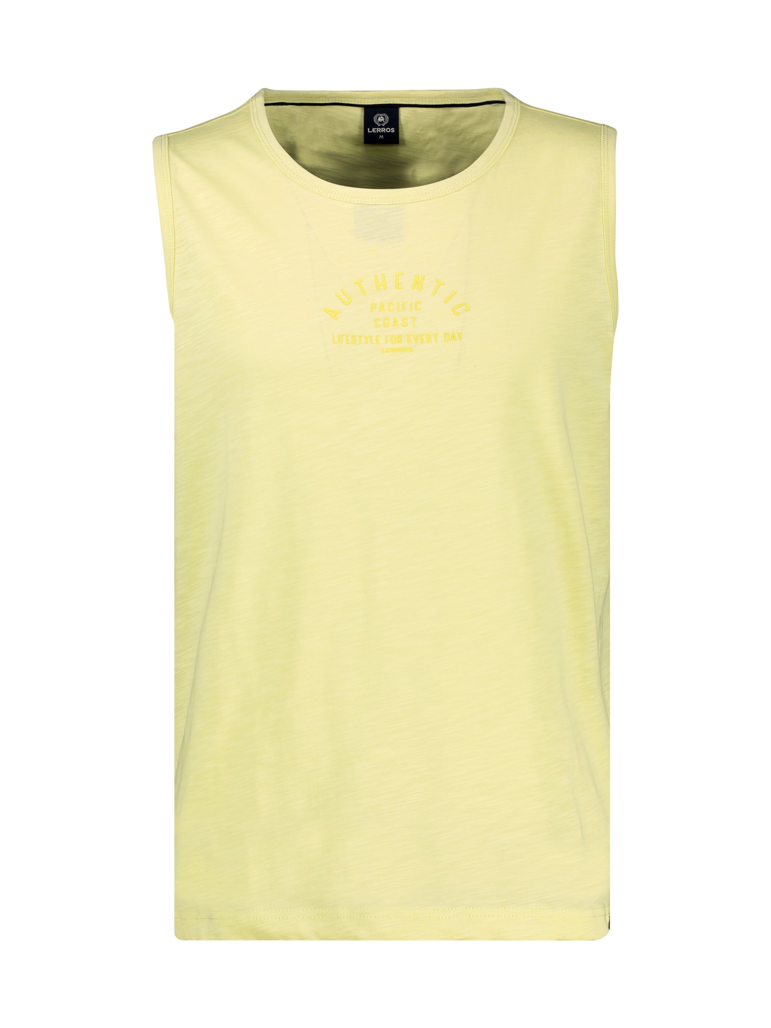 LERROS Muskelshirt »Luftiges Tanktop aus Baumwolle mit trendigem Slogan-Print«