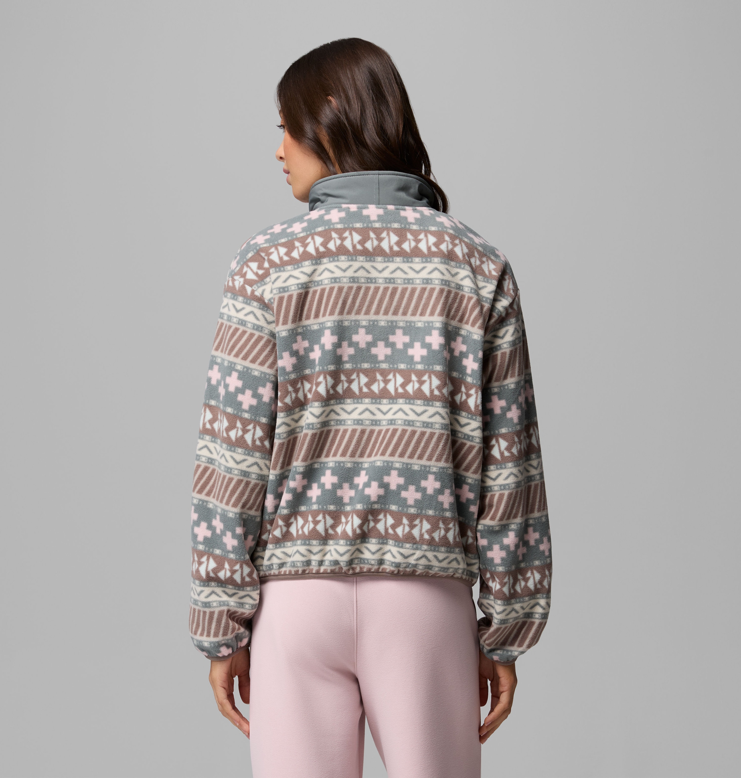 Columbia Fleecepullover »Sequoia Grove II Printed Half Zip«, mit Halbreißverschluss, Langarm-Design, aus Polyester-Fleece
