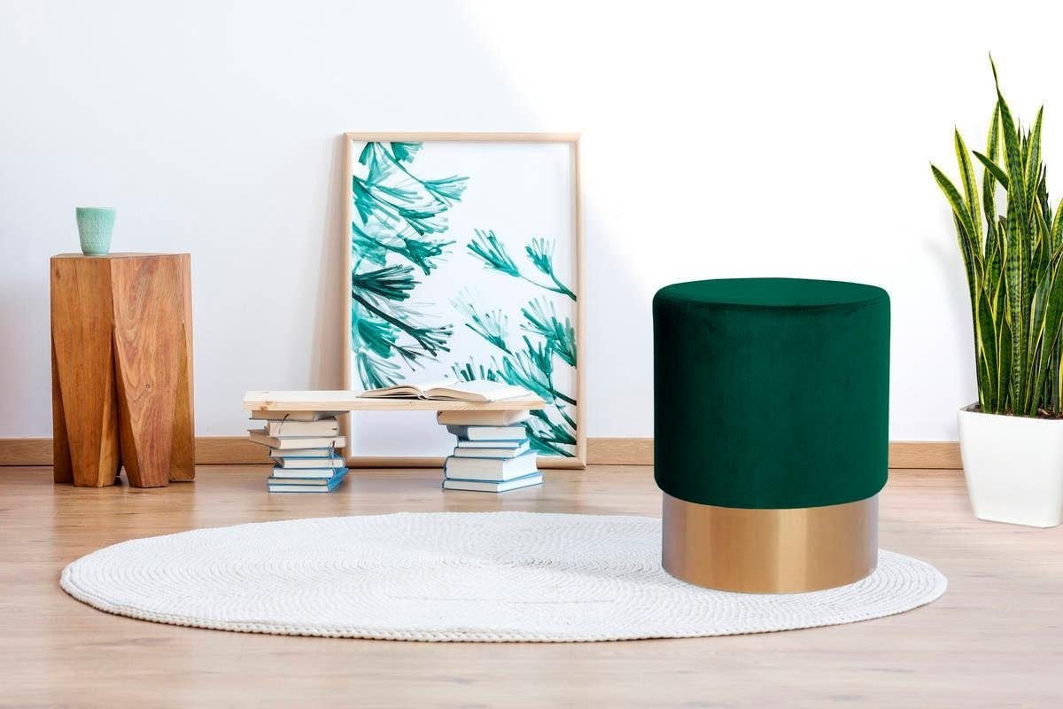 Kayoom Hocker "Nano 110, Hocker in stilvollem Design, runde Form, mit Fuß a günstig online kaufen