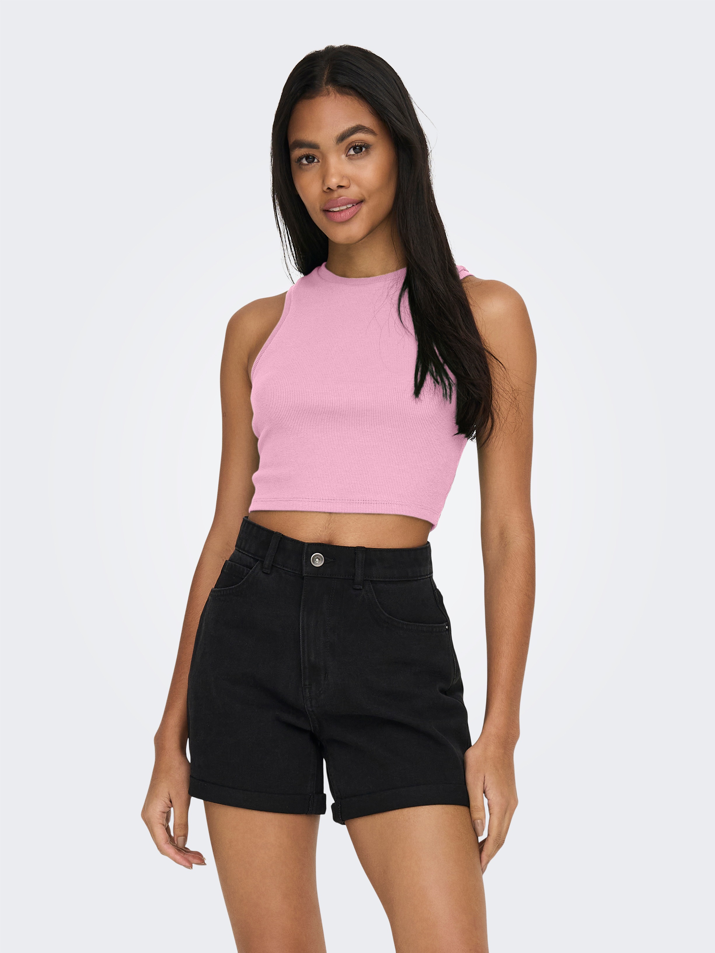 Thumbnail - ONLY Tanktop "ONLVILMA S/L CROPPED TANK TOP JRS NOOS"