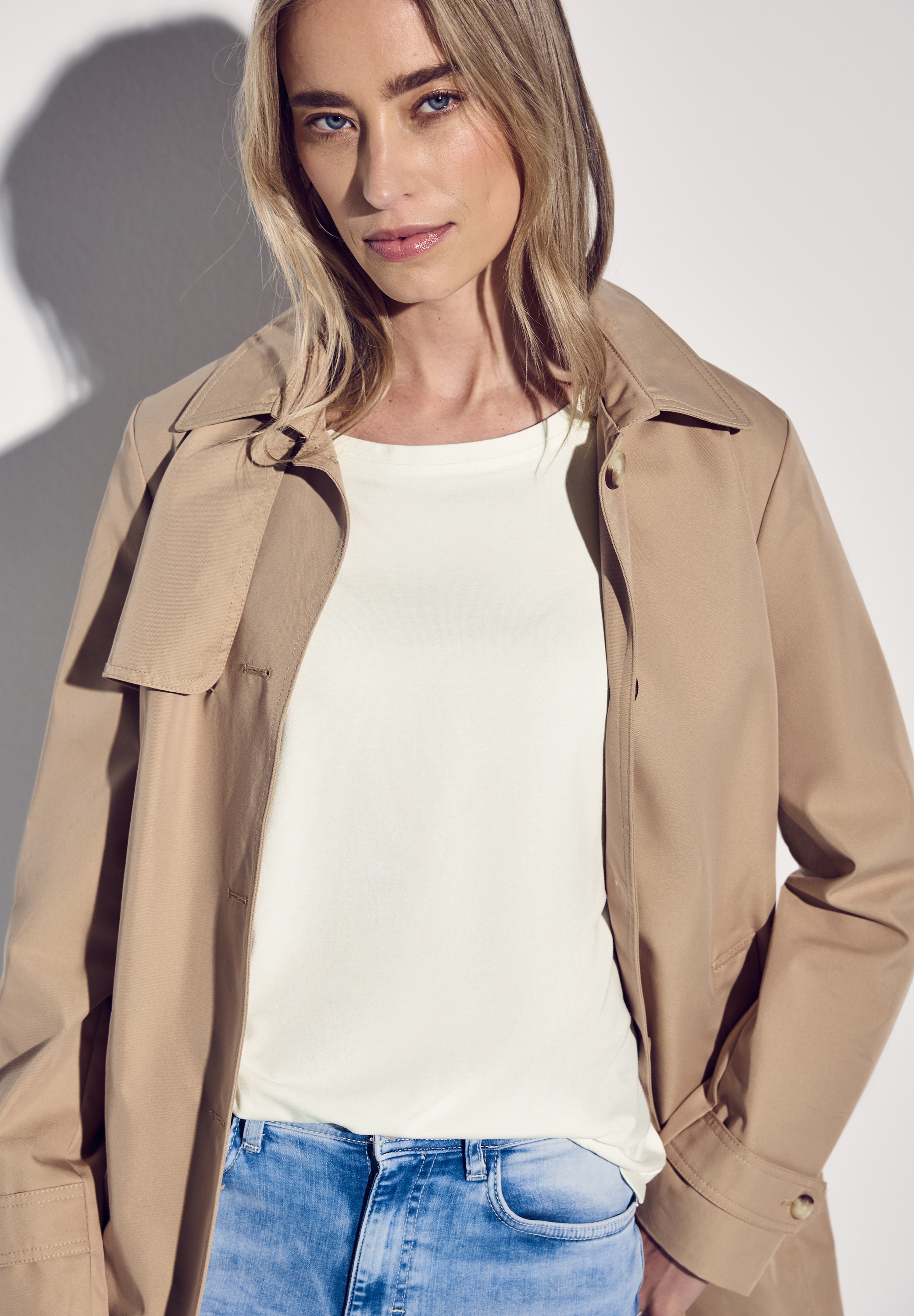 STREET ONE Shirttop Style Crista mit hängenden Schultern günstig online kaufen