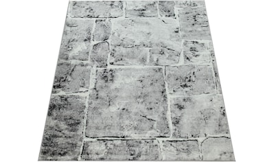Paco Home Teppich »Sinai 050«, rechteckig, 9 mm Höhe, Kurzflor, Stein Muster, ideal im... kaufen