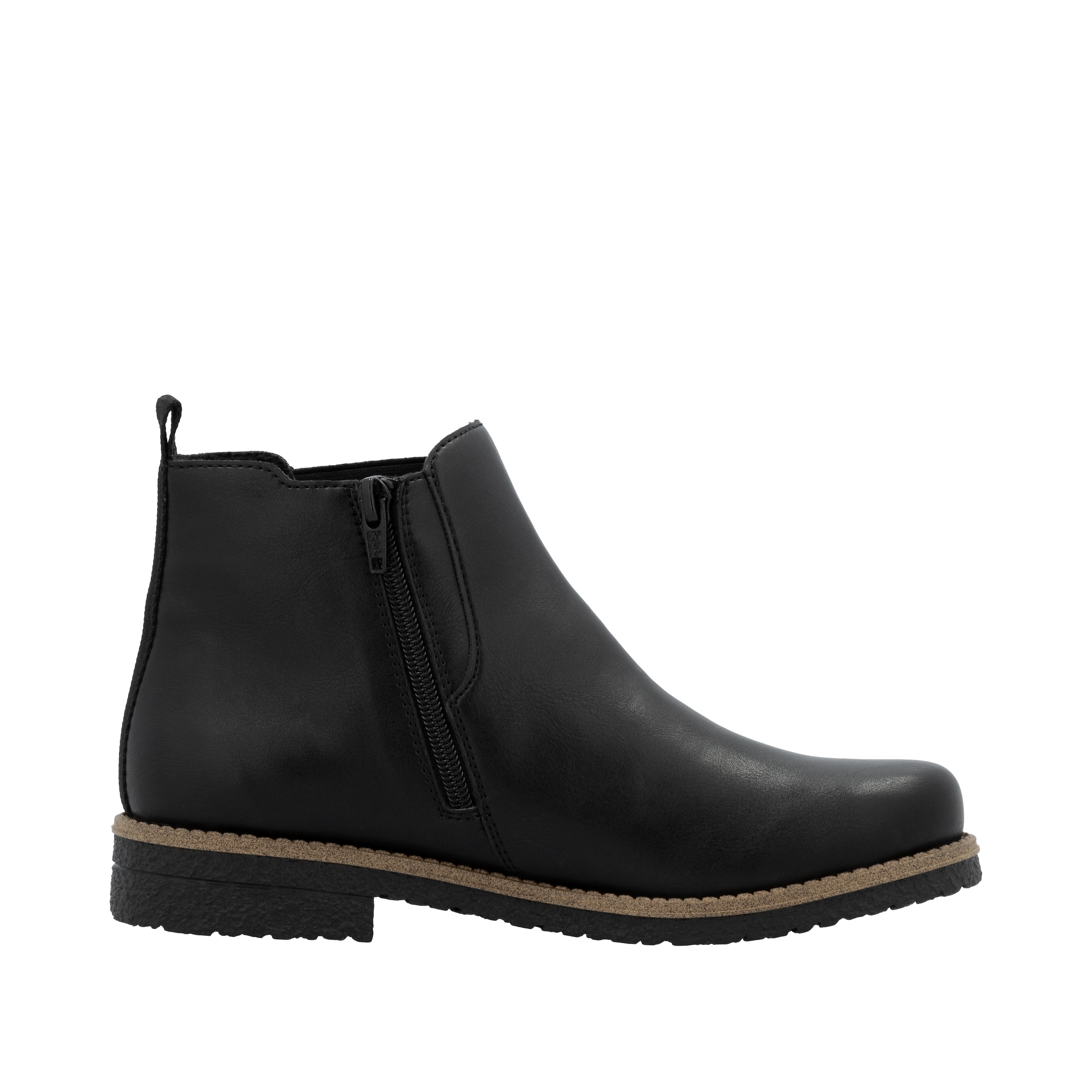 Rieker Chelseaboots, Stiefelette, Schlupfboots, Stretcheinsatz, mit Innenreißverschluss