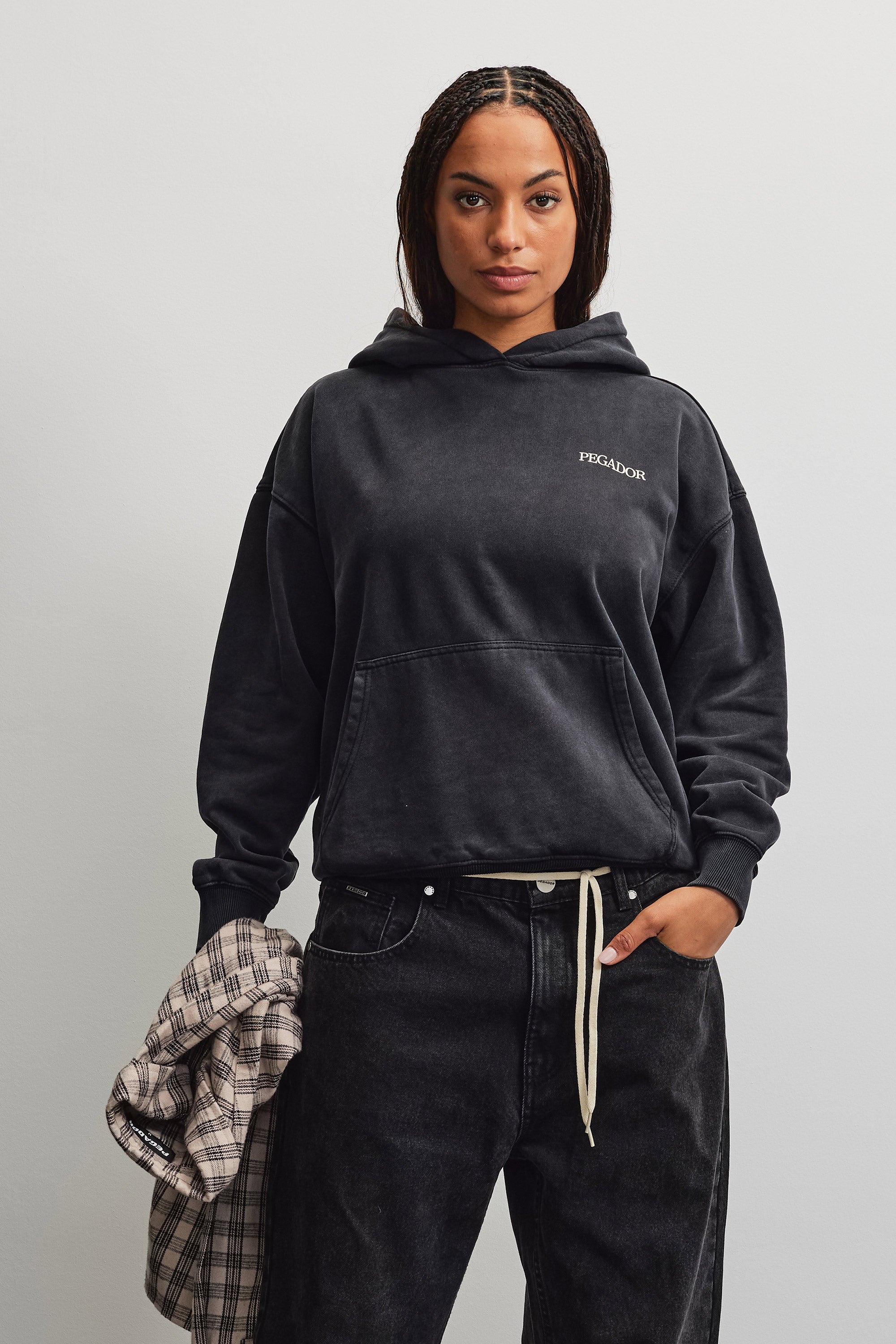 PEGADOR Kapuzensweatshirt "ASTI OVERSIZED HOODIE", Baumwollmischung, oversize