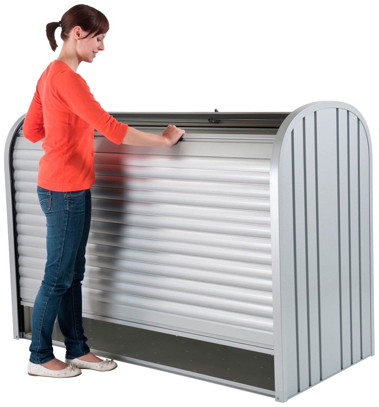 5x3 Biohort StoreMax 160 - Metallic Dark Grey 2