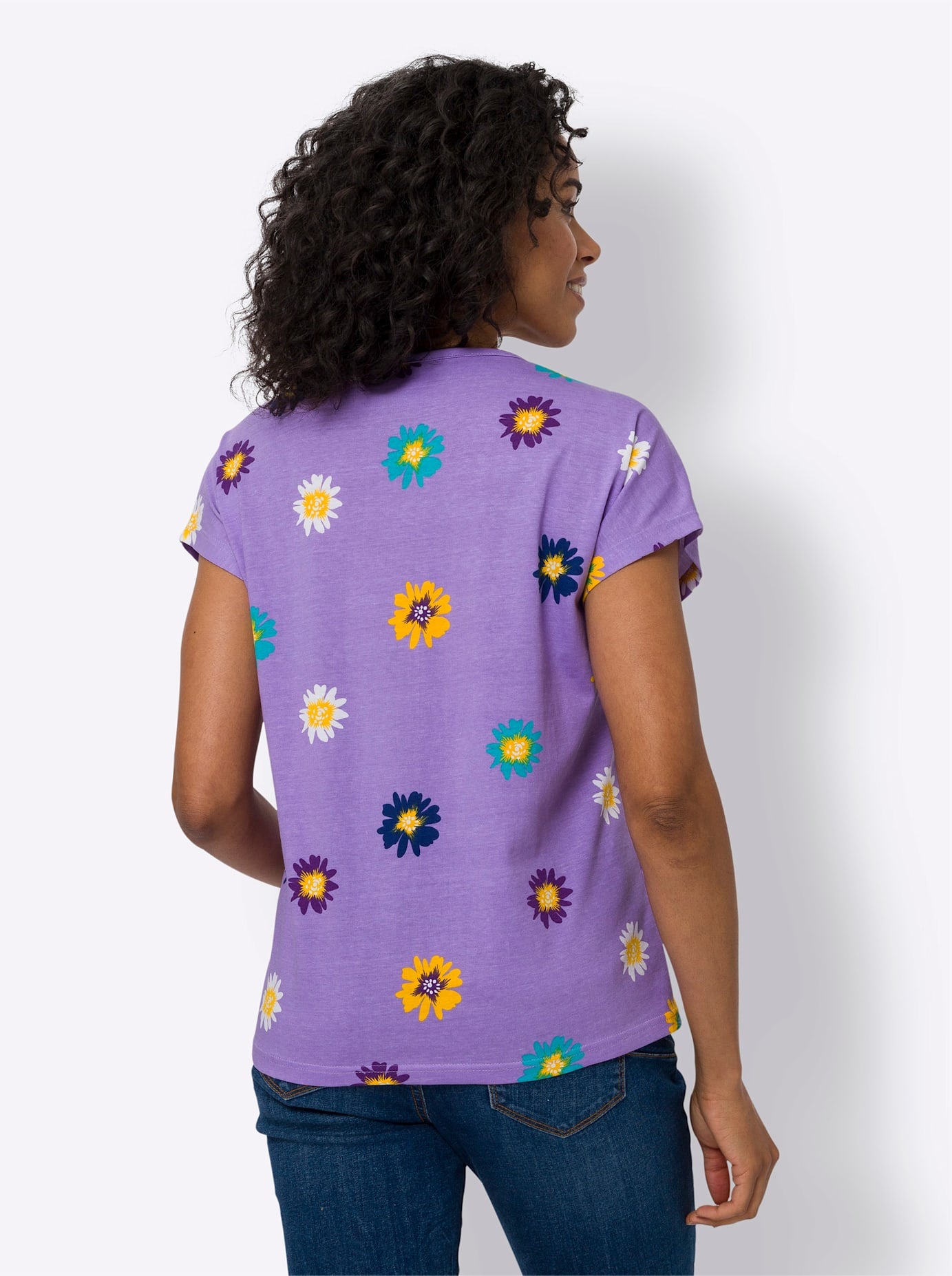Classic Basics Kurzarmshirt "V-Shirt", (1 tlg.) günstig online kaufen