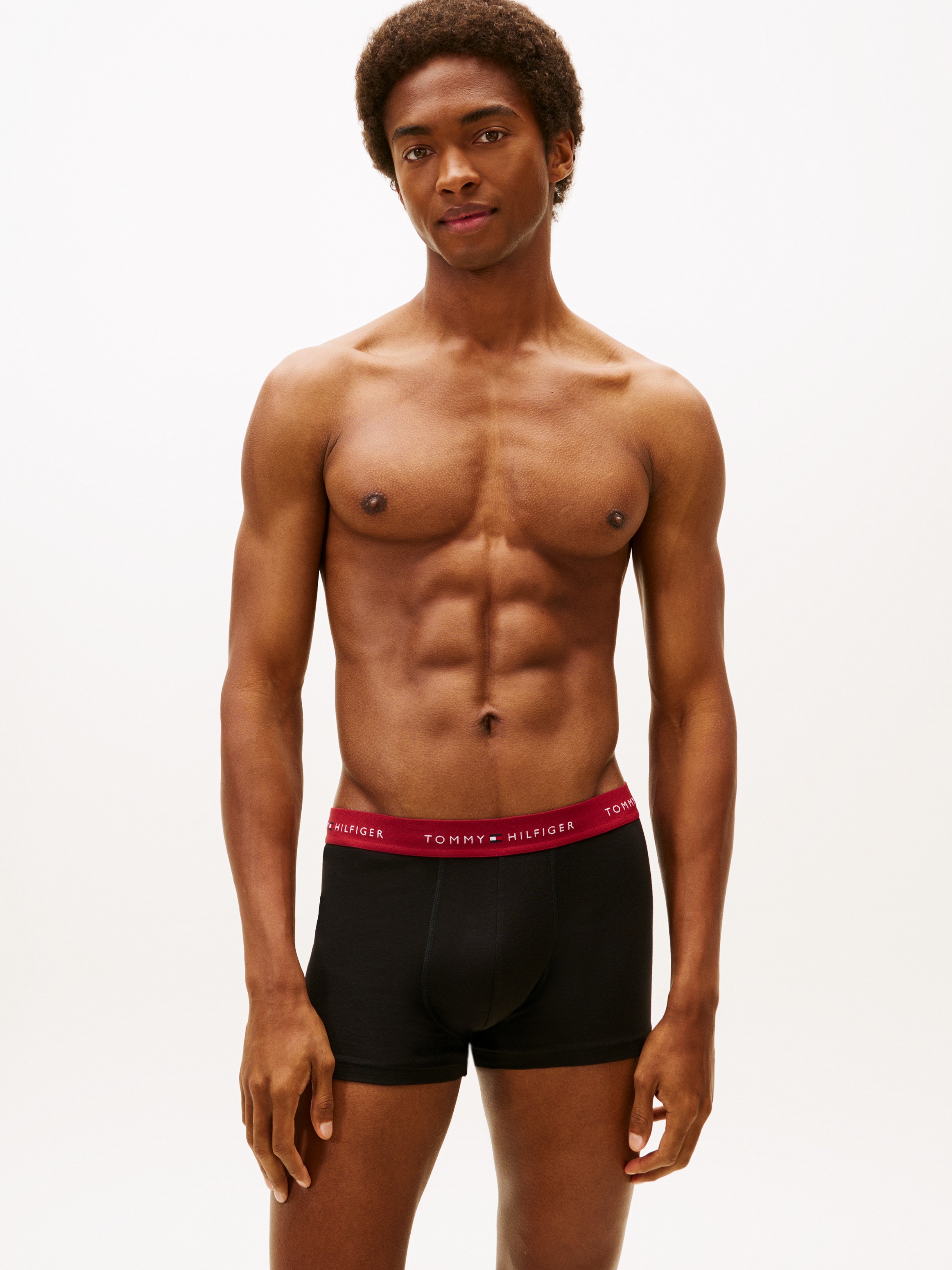 Thumbnail - Tommy Hilfiger Underwear Trunk "5P TRUNK WB" Packung, 5er, 5 Stk. mit Tommy Hilfiger Logo-Elastikbund, Signature Kollekt...