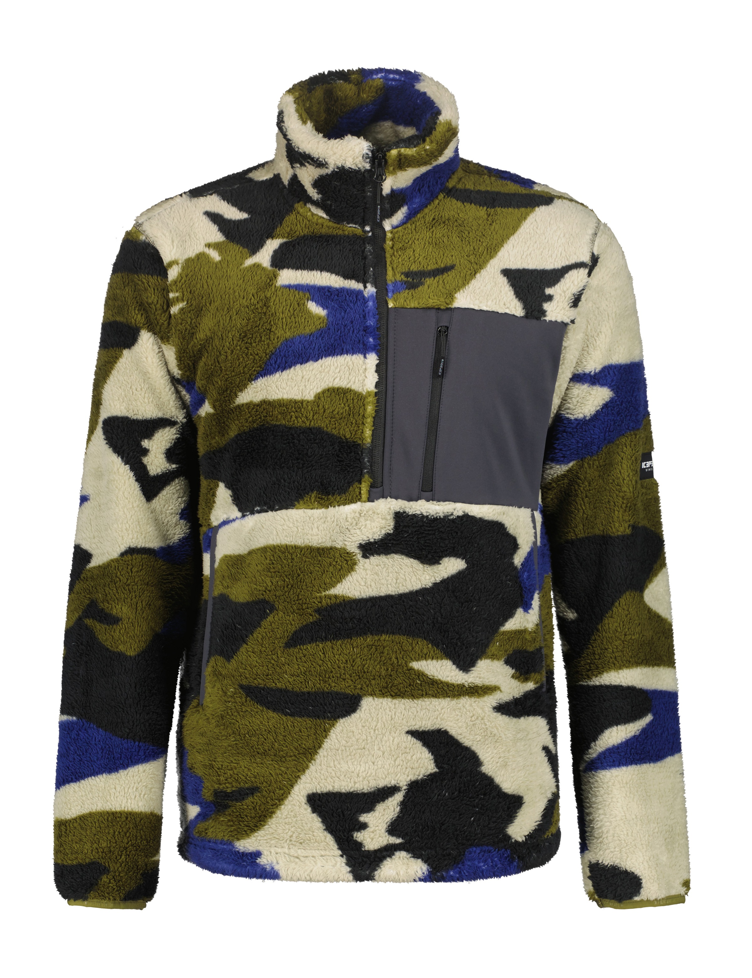 Icepeak Fleecepullover "ICEPEAK CRARY", mit Kängurutasche, aus Polyester, auch in großen Größen