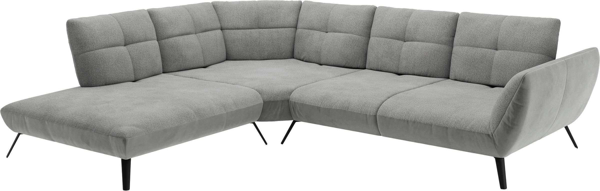 Places of Style Ecksofa »Mikado L-Form«, inkl. Sitztiefenverstellung und Armteilverstellung