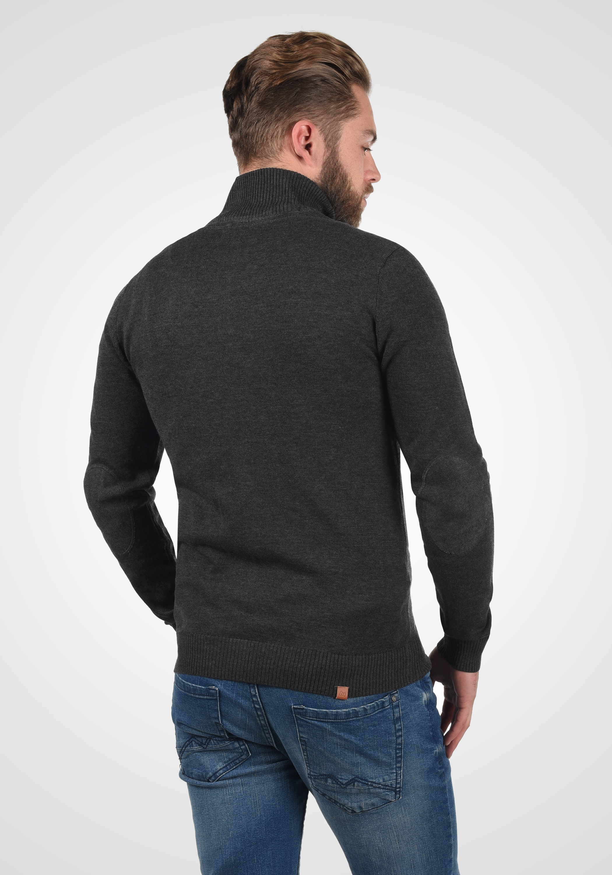 Troyer BLEND "Troyer BHRobin", Herren, Gr. XL, grau (charcoal), Obermaterial: 50% Baumwolle CO. 50% Polyacryl PAN., Pullover Troyer 3
