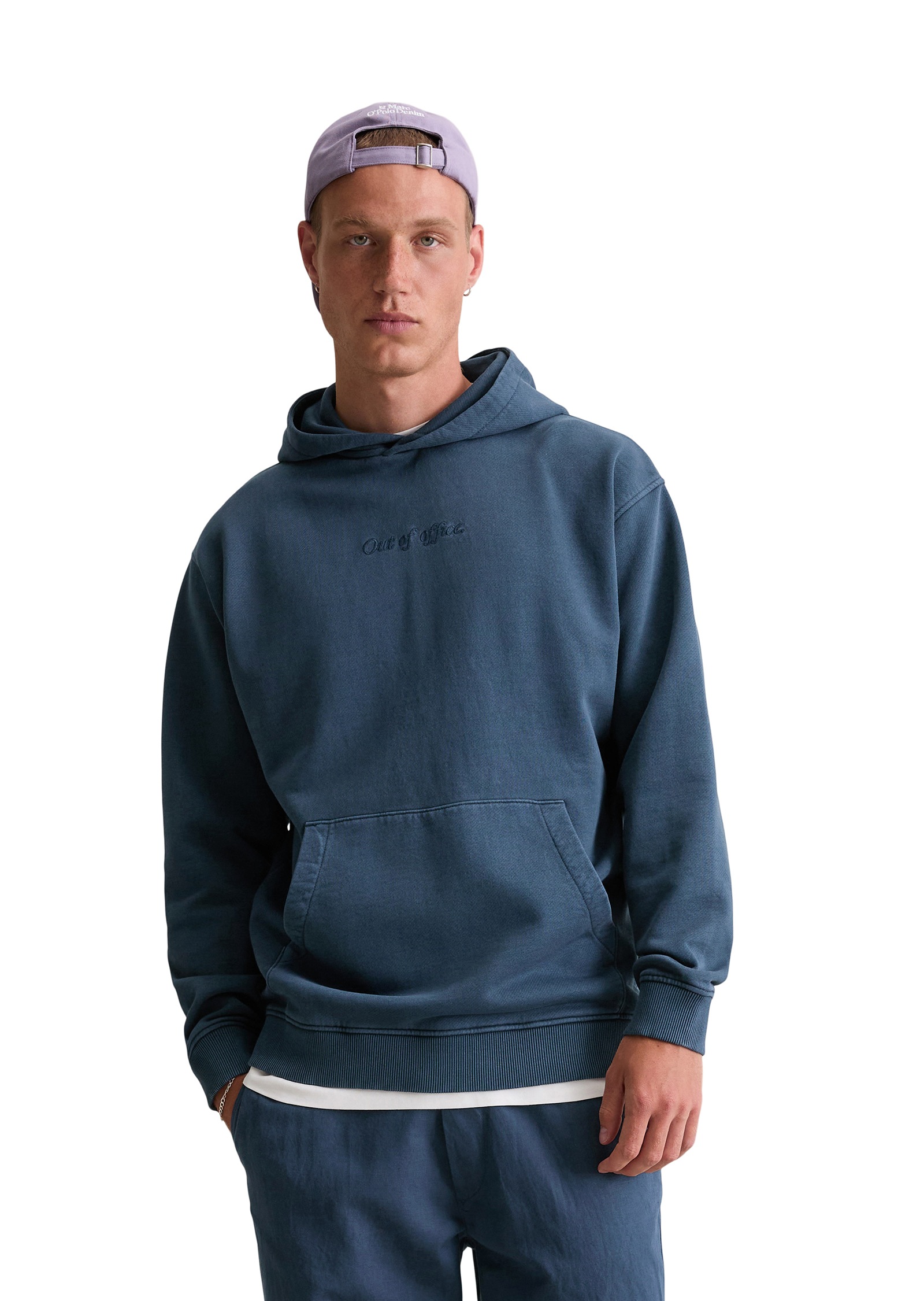 Marc OPolo DENIM Hoodie, relaxed fit, große Rückenstickerei günstig online kaufen