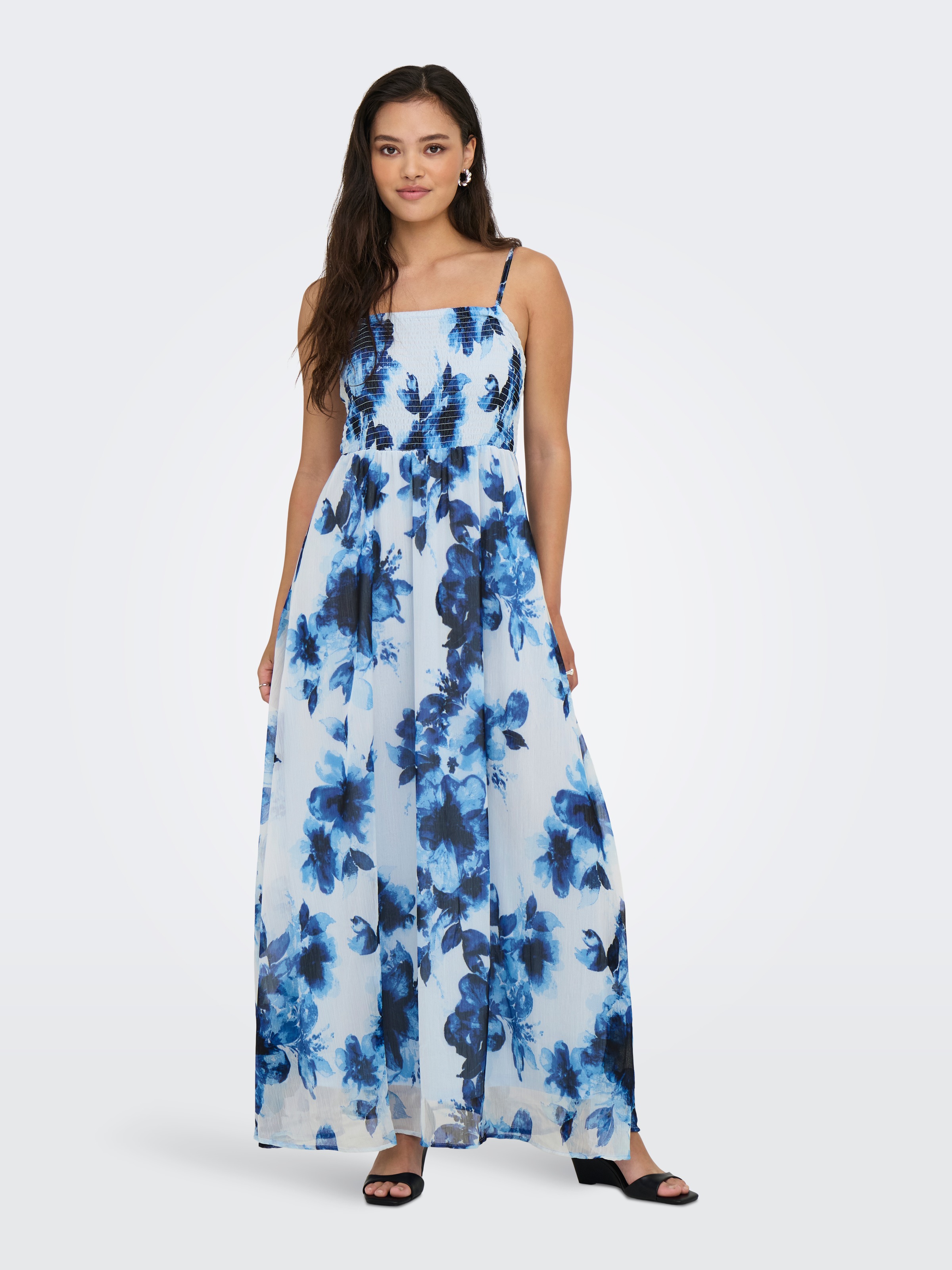 ONLY Maxikleid "ONLELENA VIKKI LIFE STRAP ANK DRESS WVN" günstig online kaufen
