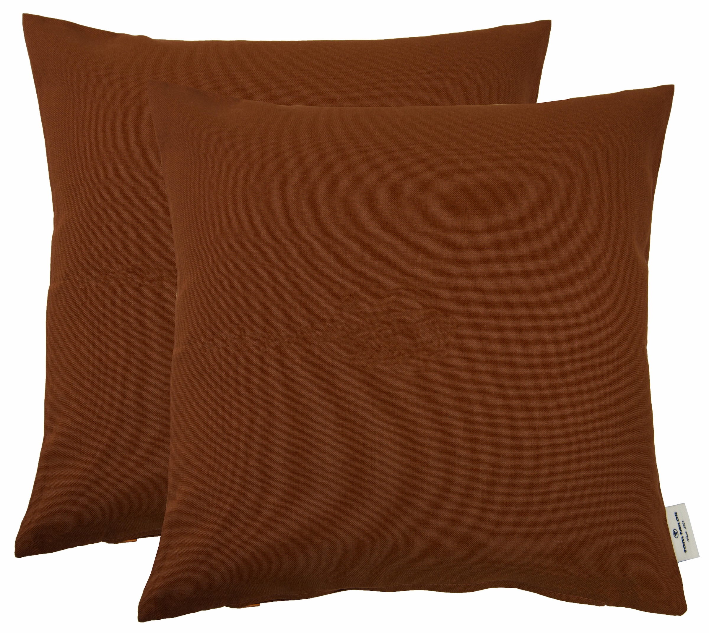 TOM TAILOR HOME Dekokissen "Dove" unifarben, Kissenhüllen ohne Füllung, 2er günstig online kaufen