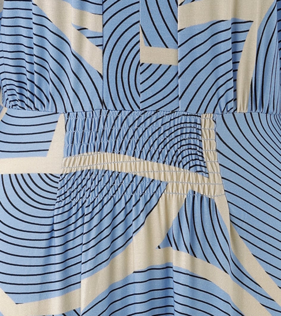 Aniston SELECTED Maxikleid mit weiten, 3/4-langen Ärmeln - NEUE KOLLEKTION