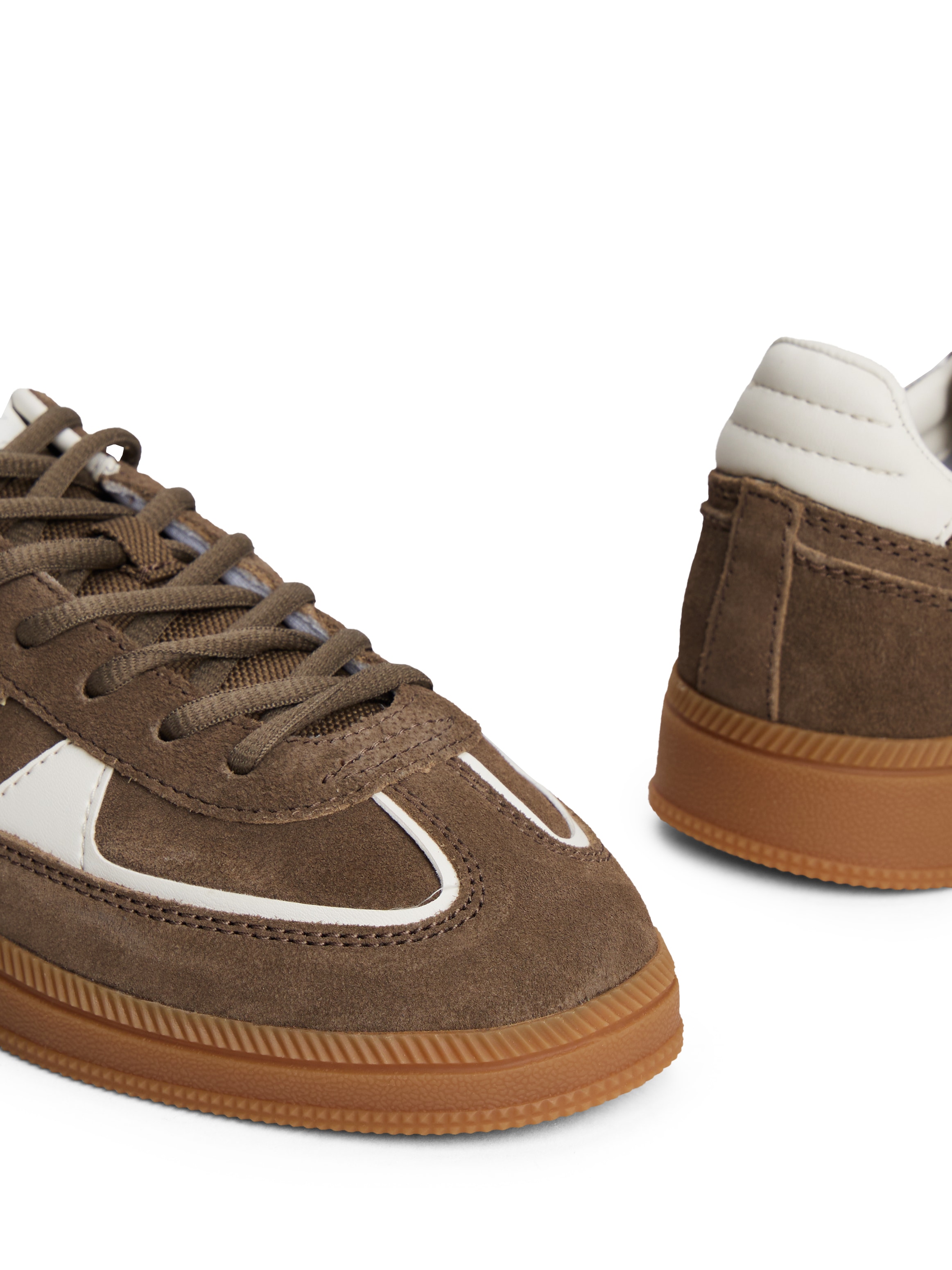 Tommy Jeans Plateausneaker »THE GREENWICH EDGE«, Freizeitschuh, Halbschuh, Schnürer mit Kontrast-Details