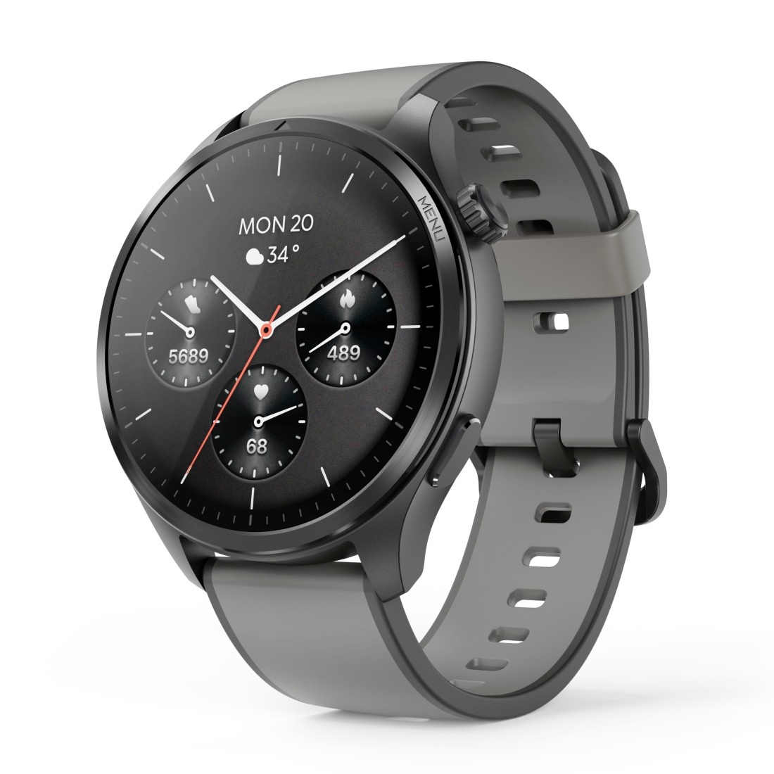 Hama 1100000002199 "Smartwatch m. GPS (1,43", Musikspeicher, Telefonfunktion, wasserdicht)"(/ 1,43 ″)