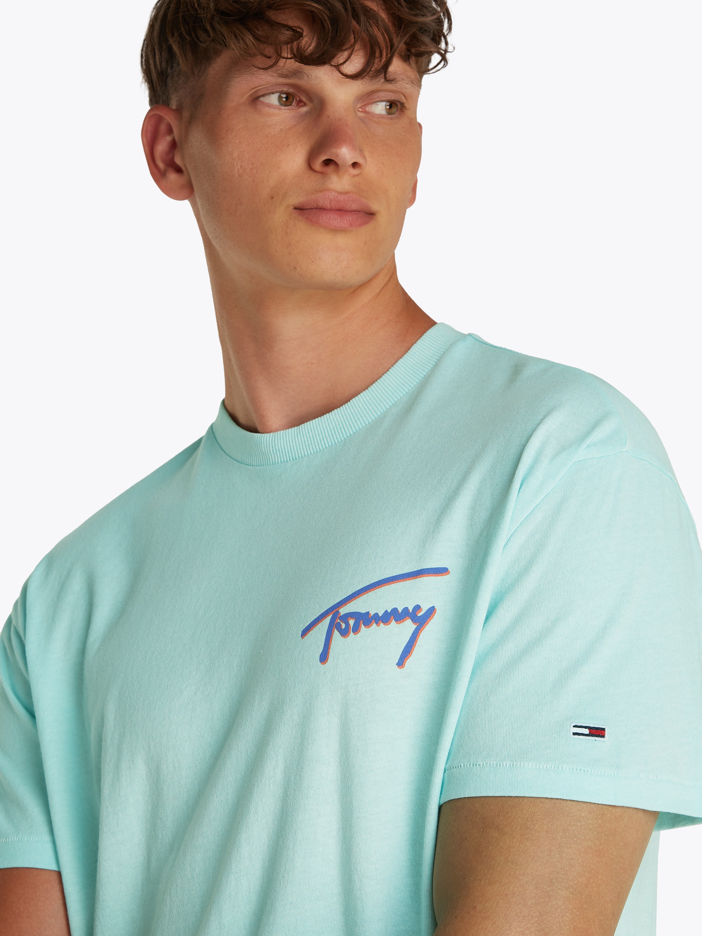 Tommy Jeans T-Shirt "TJM RLX FADED GRAPHIC TEE EXT", mit großem Rückendruck günstig online kaufen