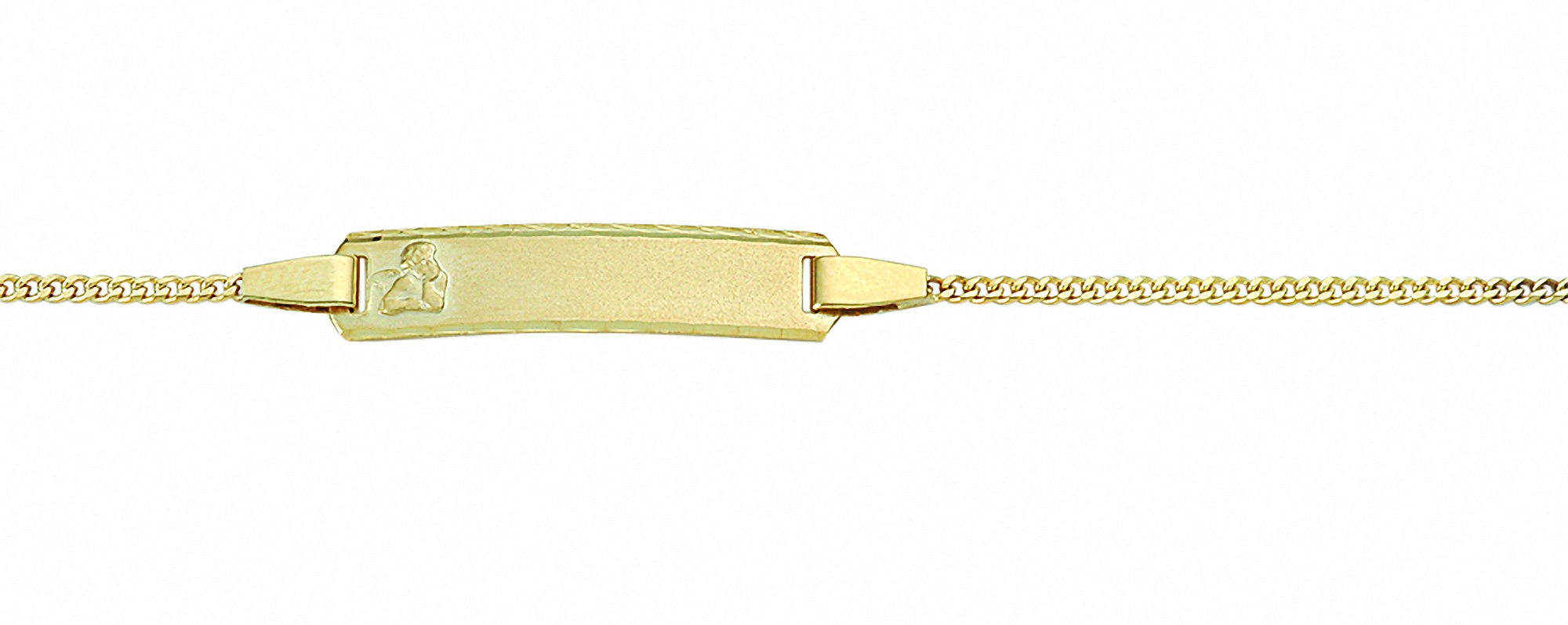 Adelia´s Adelia´s Goldarmband »585 Gold Flach P...