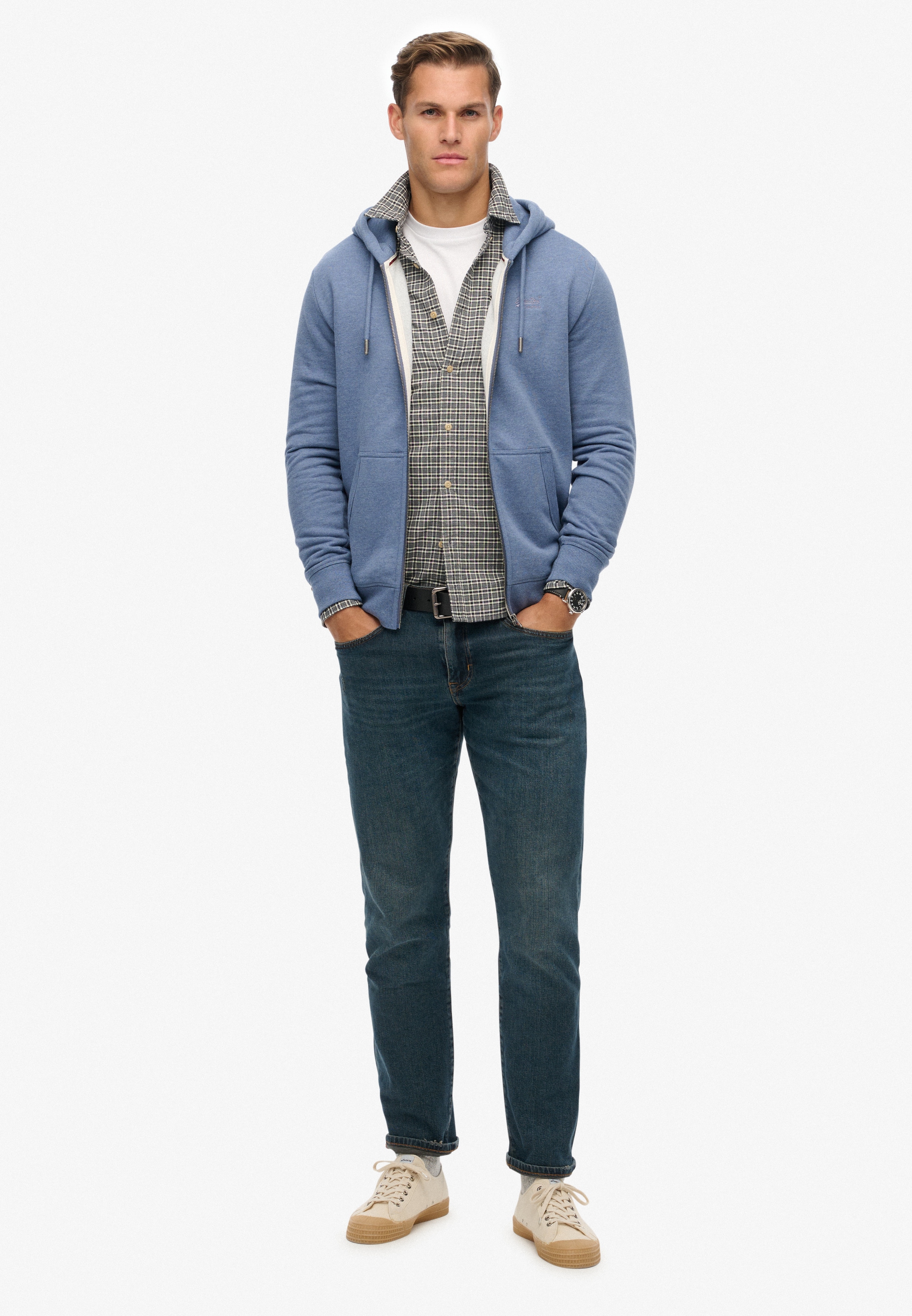 Superdry Kapuzensweatjacke »ESSENTIAL LOGO ZIP HOODIE HB«