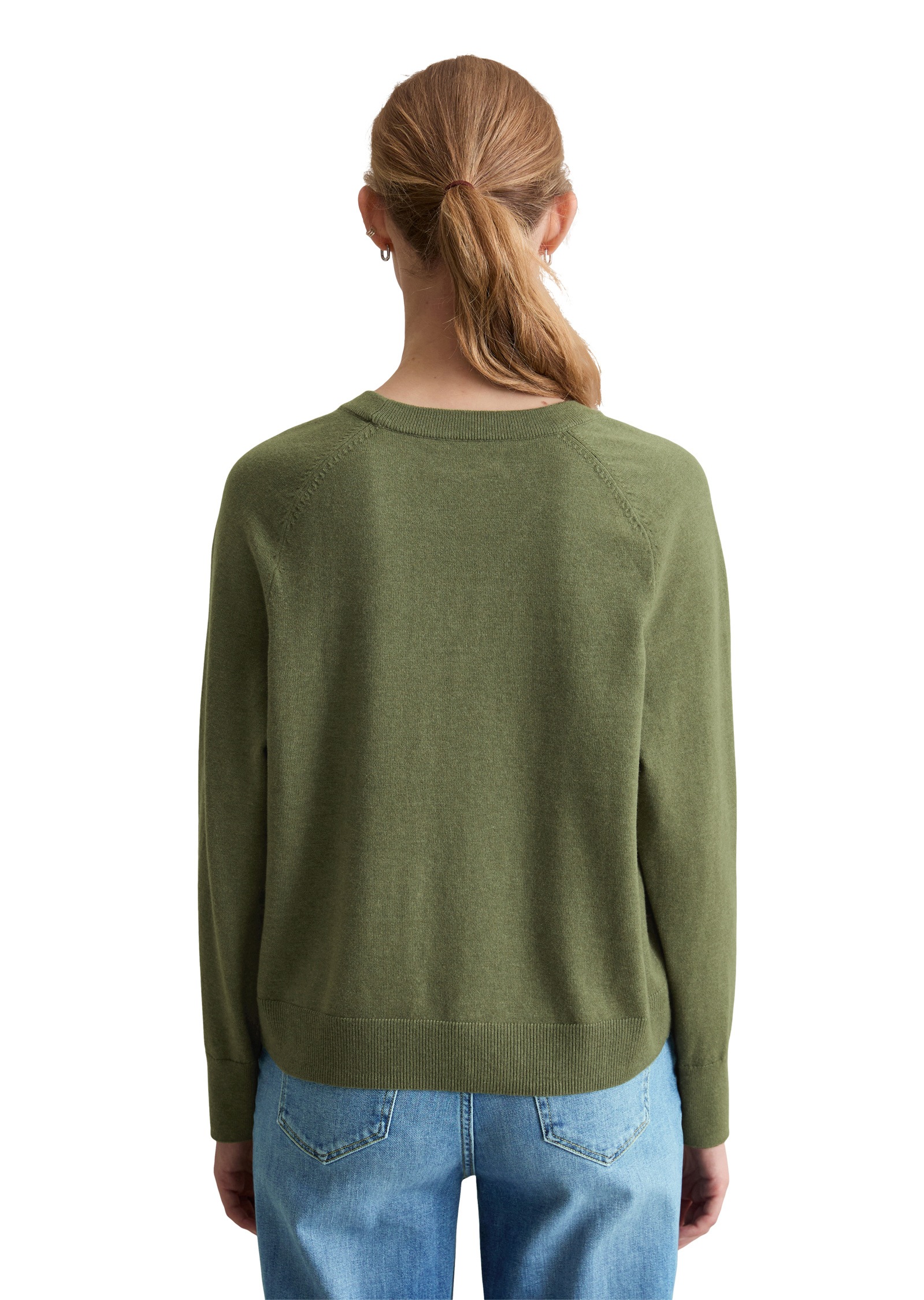 Marc O'Polo DENIM Strickpullover »aus Soft Cotton Stretch«