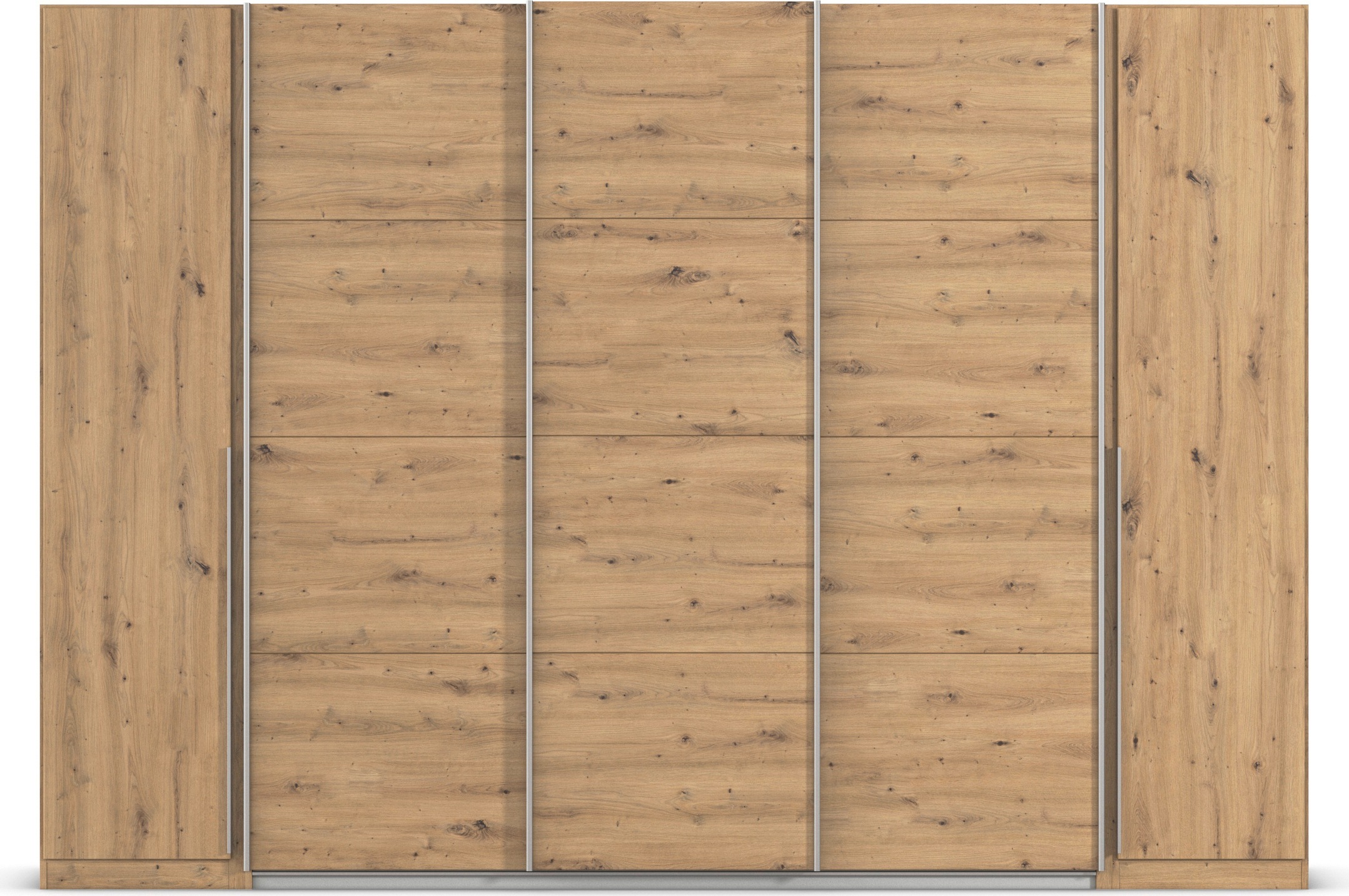 rauch Schwebetürenschrank »Agordo«, (im angesagten Mix aus Dreh- und Schwebetüren), durchdachte Innenausstattung, in zwei Griff-Farben MADE IN GERMANY