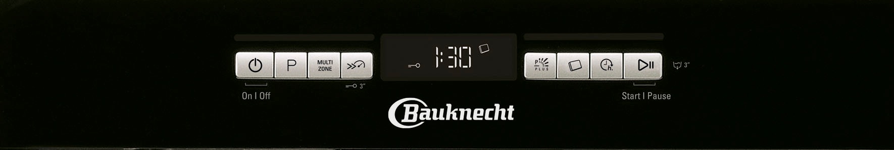 BAUKNECHT Unterbaugeschirrspüler "BUO 3O41 PLT X" 14 Maßgedecke günstig online kaufen