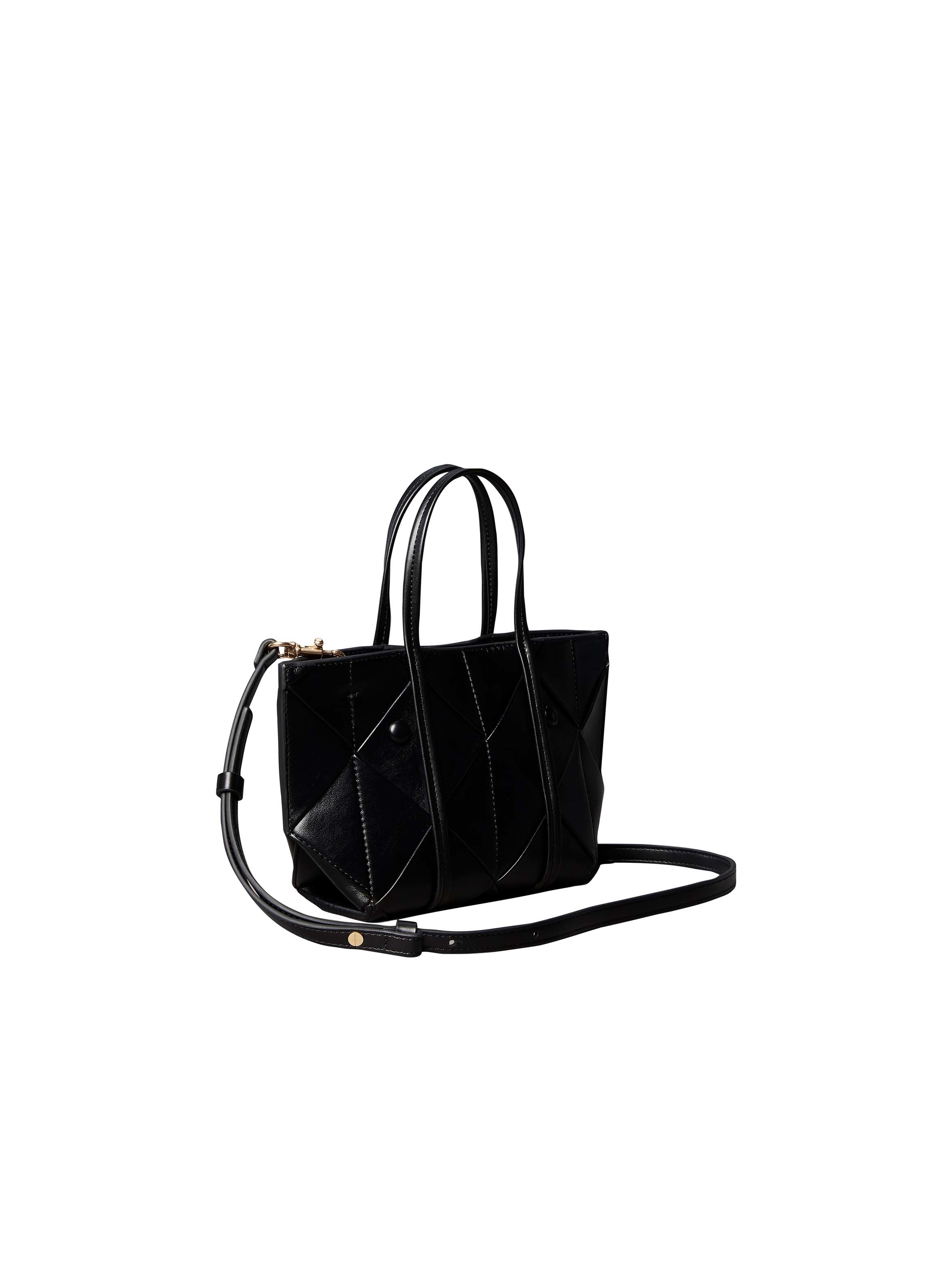 Calvin Klein Tragetasche "WOVEN MINI TOTE CROSSBODY" Mini Bag, Umhängetasche, Schultertasche mit modischer Struktur