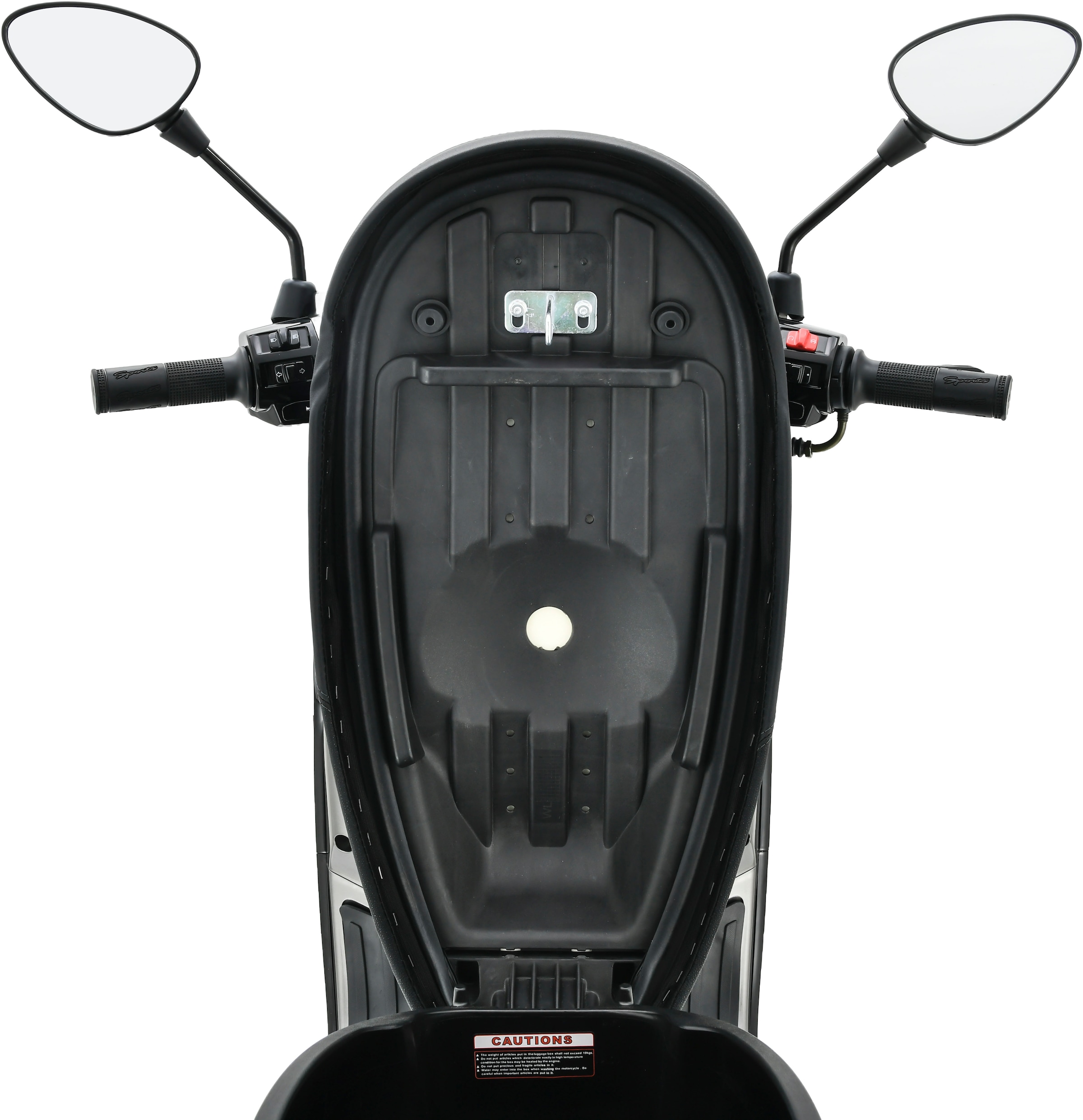 Alpha Motors Motorroller »Napoli 50 ccm 45 km/h EURO 5 (mit/ohne Topcase)«, 50 cm³, 45 km/h, Euro 5, 3,26 PS