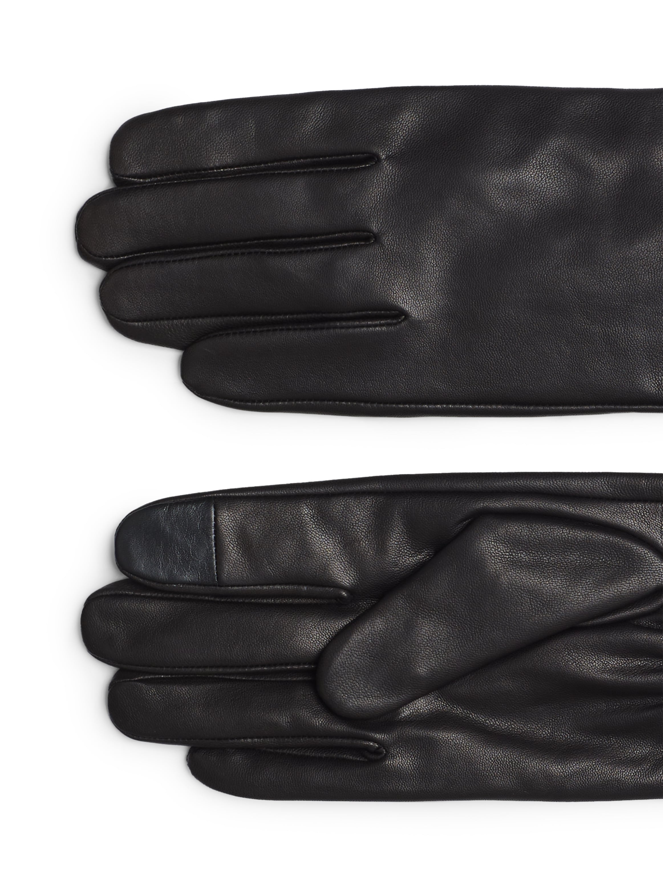 Tommy Hilfiger Lederhandschuhe »ESSENTIAL FLAG LEATHER GLOVES«, mit Tommy Hilfiger Flagge