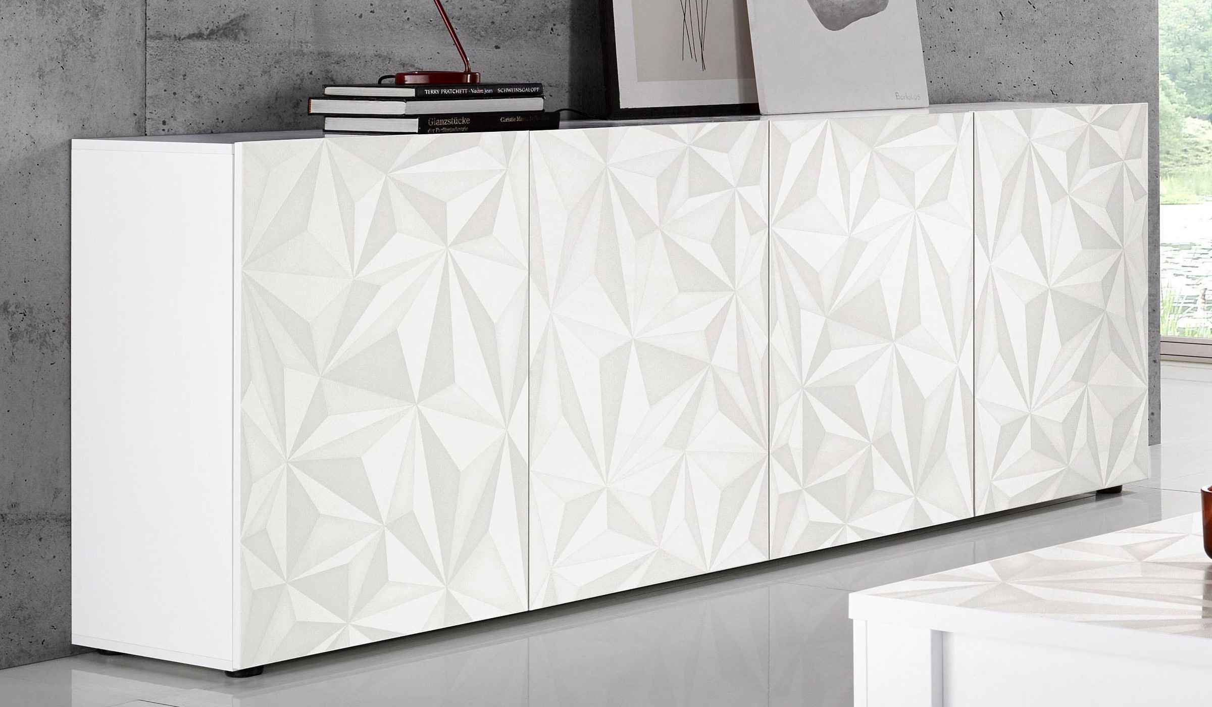 Home affaire Sideboard "Prisma Breite 241, Kommode 4 Türen, Anrichte" Front günstig online kaufen