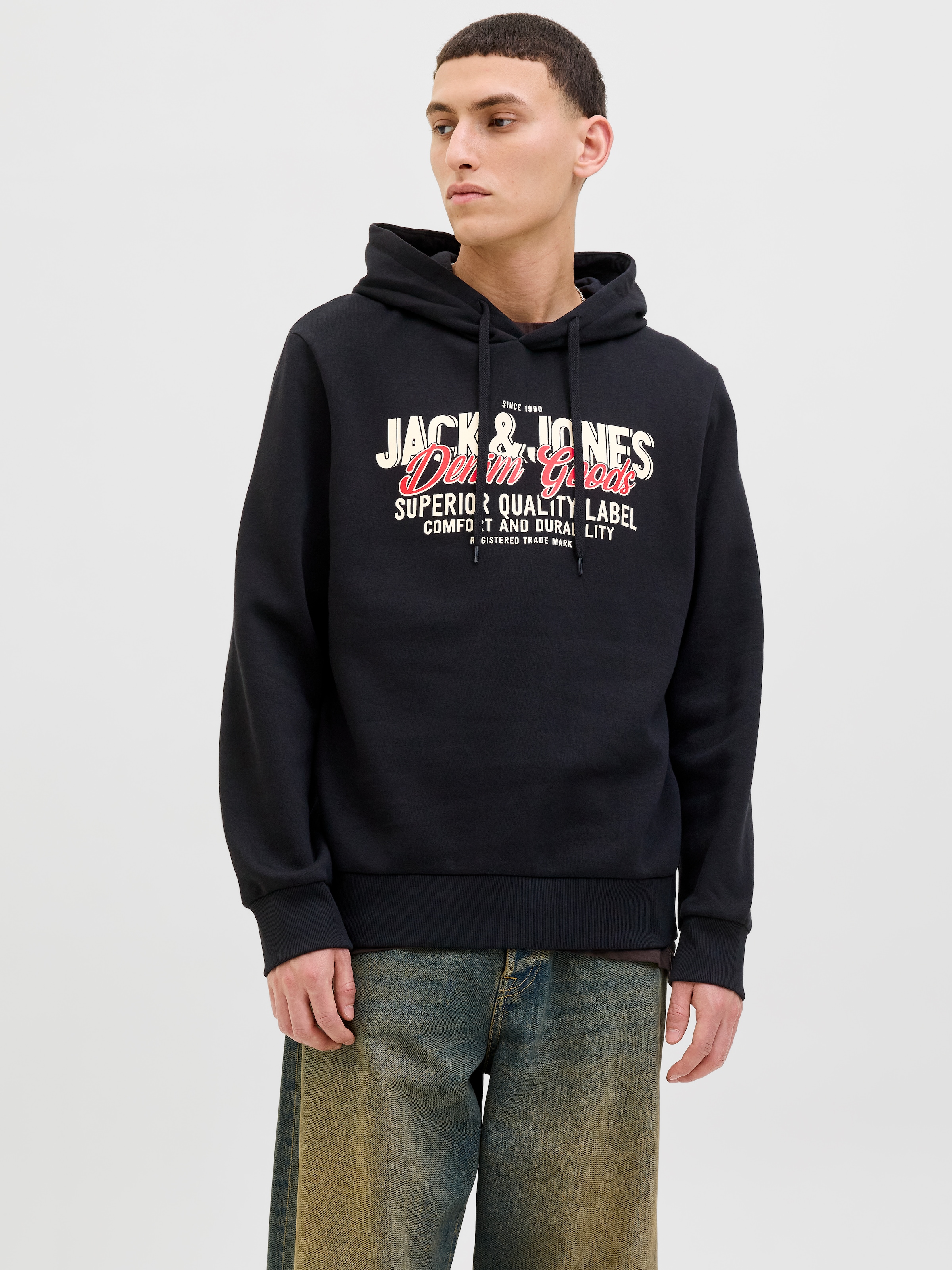 Jack & Jones Kapuzensweatshirt JJELOGO SWEAT günstig online kaufen