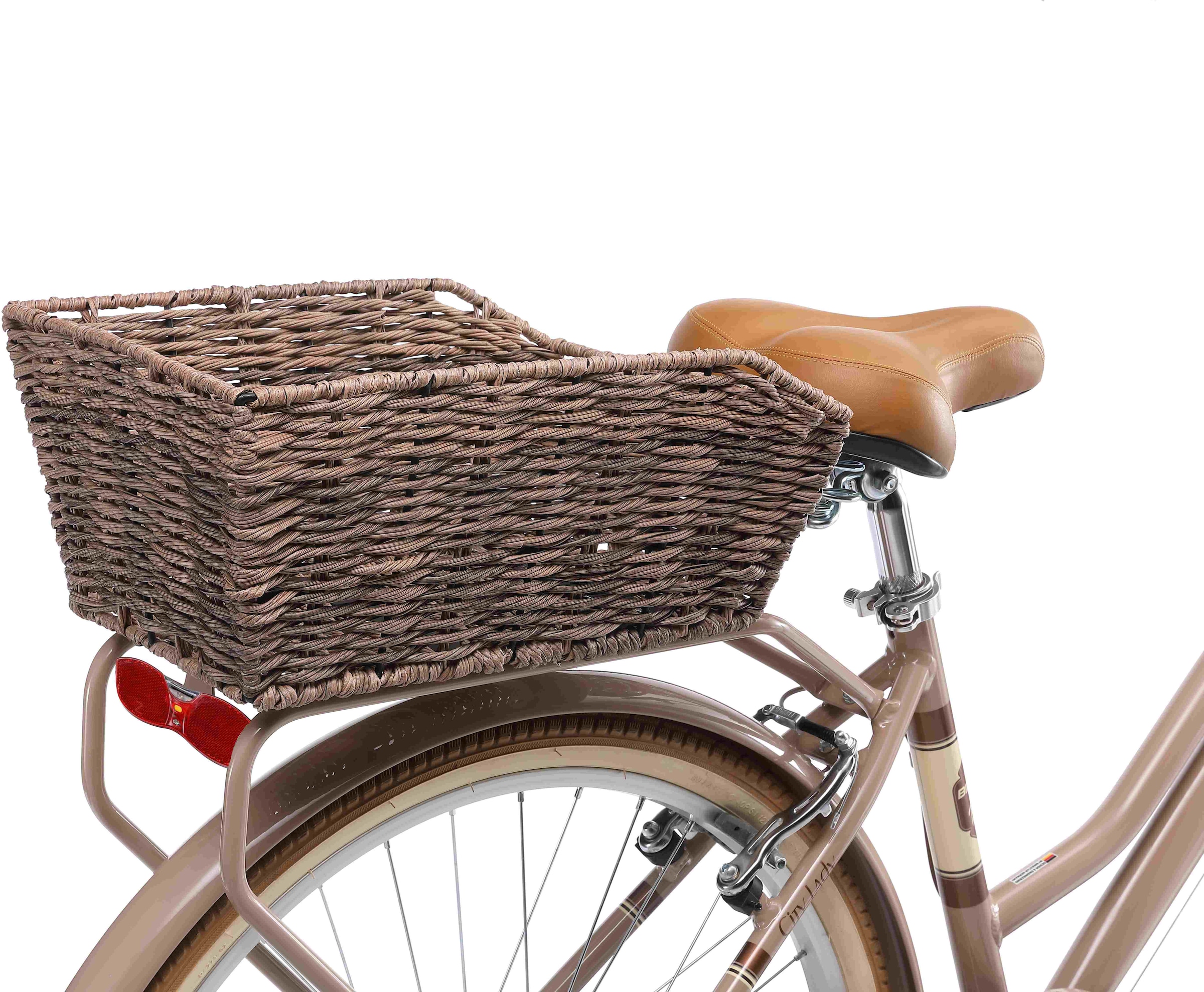 Bikestar Cityrad, 7 Gang, Shimano, RD-TY21 Schaltwerk, Kettenschaltung, für Damen, Kettenschaltung