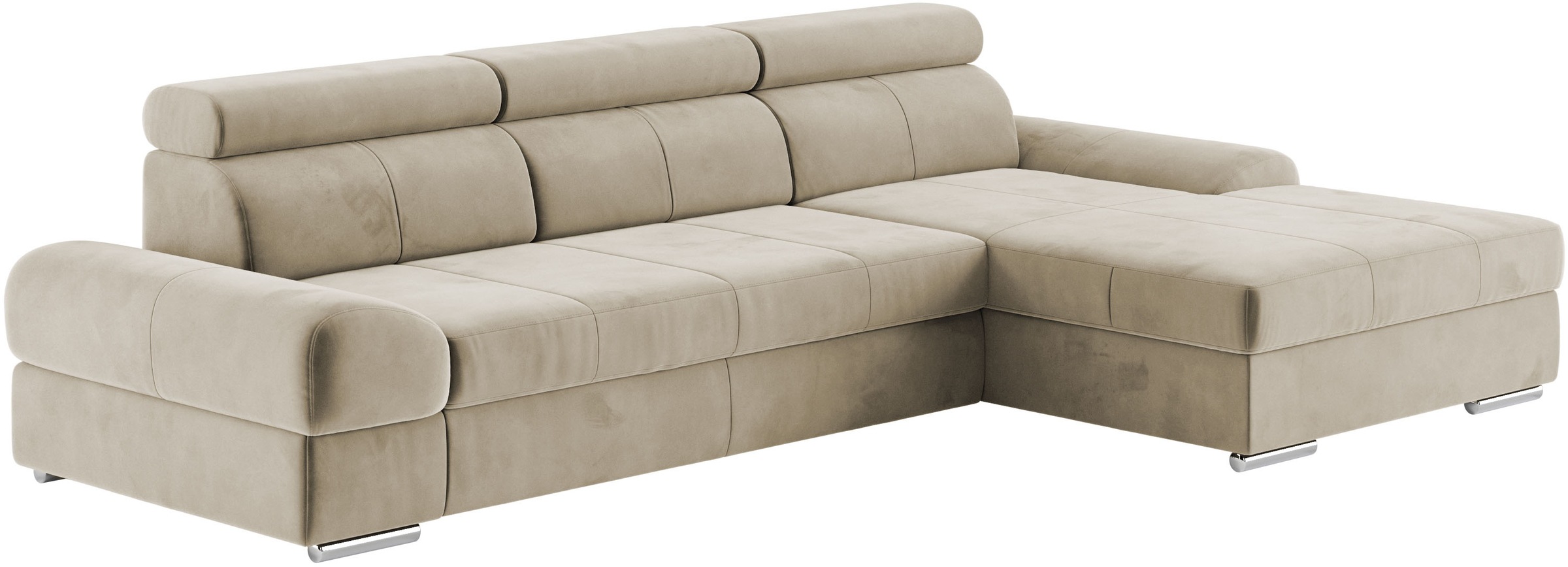 Thumbnail - sit&more Ecksofa "Broadway L-Form" inklusive Kopfteilverstellung, wahlweise mit Bettfunktion