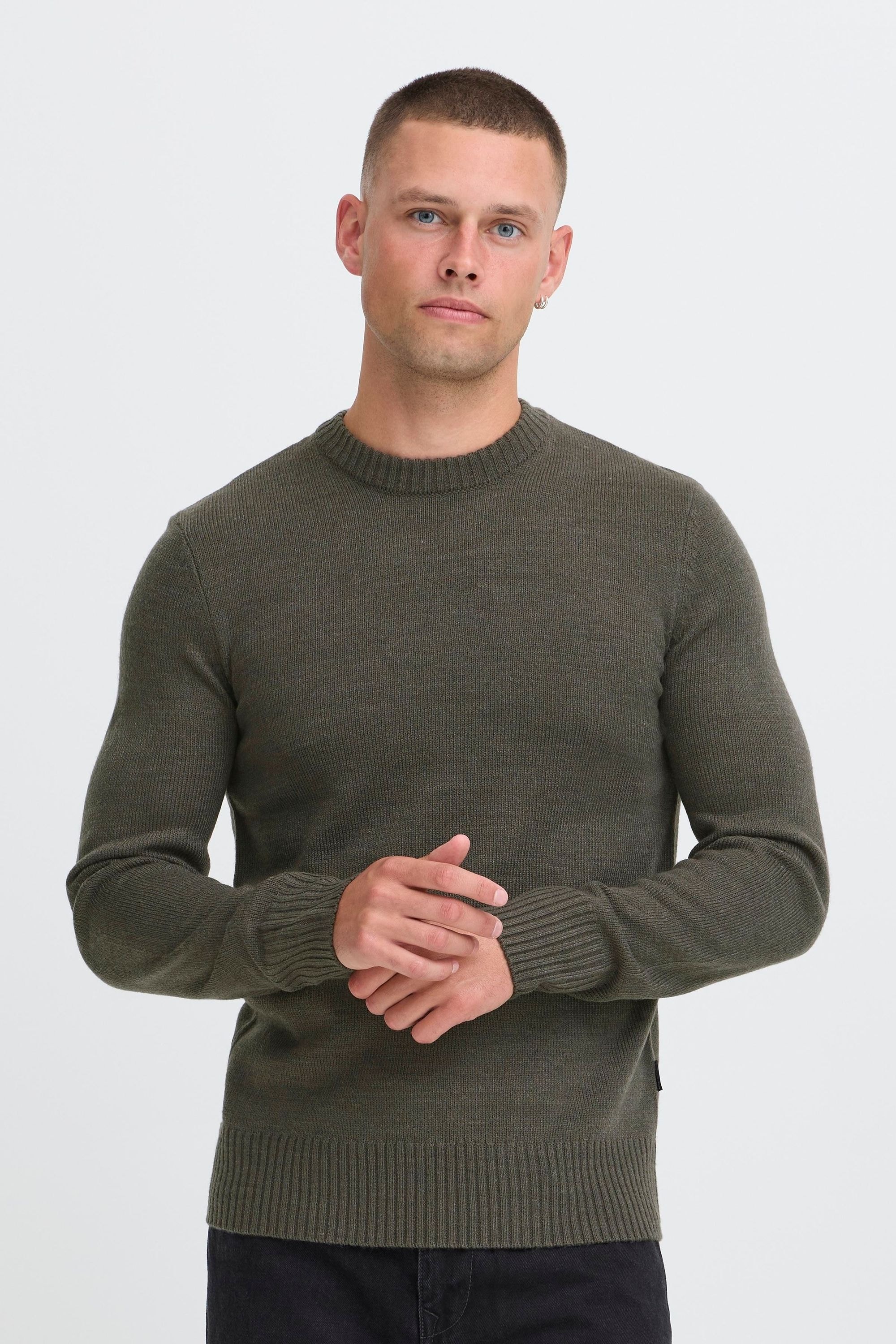 Blend Strickpullover "BHRyke" Stilvoller Strickpullover mit Rippbündchen günstig online kaufen