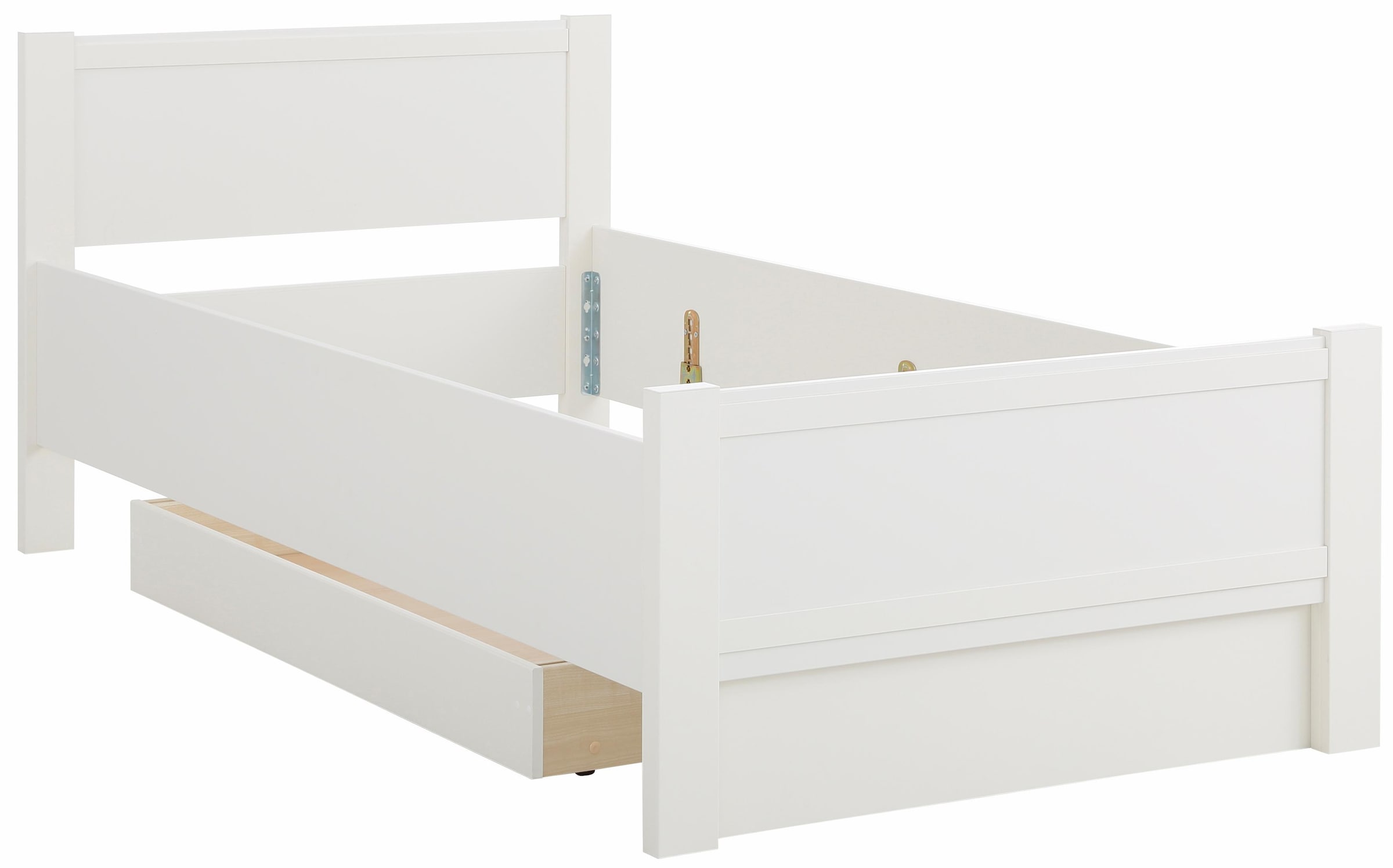priess Bett "Husum Schlafzimmer Jugendzimmer Rahmenbett" Komforthöhe, hochwertige Premium Qualität, für Motorrahmen geeignet
