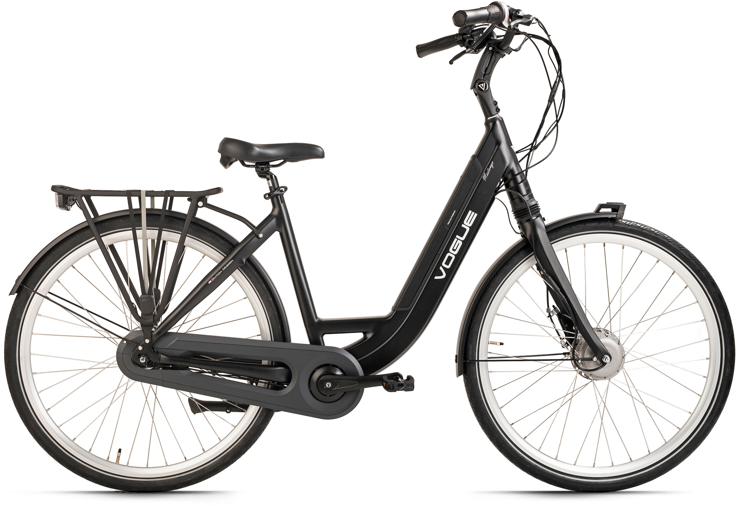 VOGUE BIKE E-Bike "Mestengo", 7 Gang, Shimano, Nexus, Frontmotor 250 W, Pedelec, Elektrofahrrad für Damen u. Herren