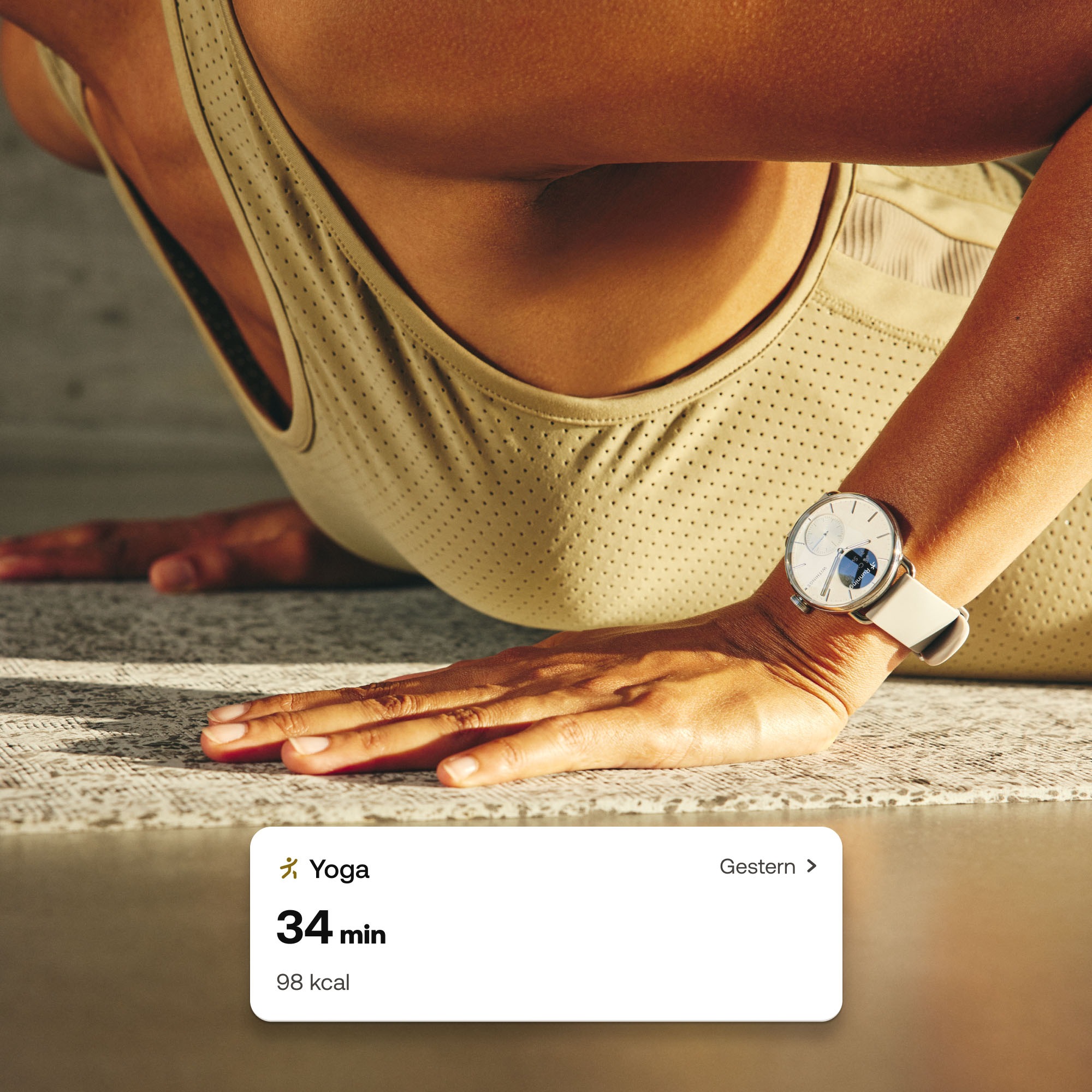 Withings Smartwatch »ScanWatch 2 42mm«, HealthSense OS,)