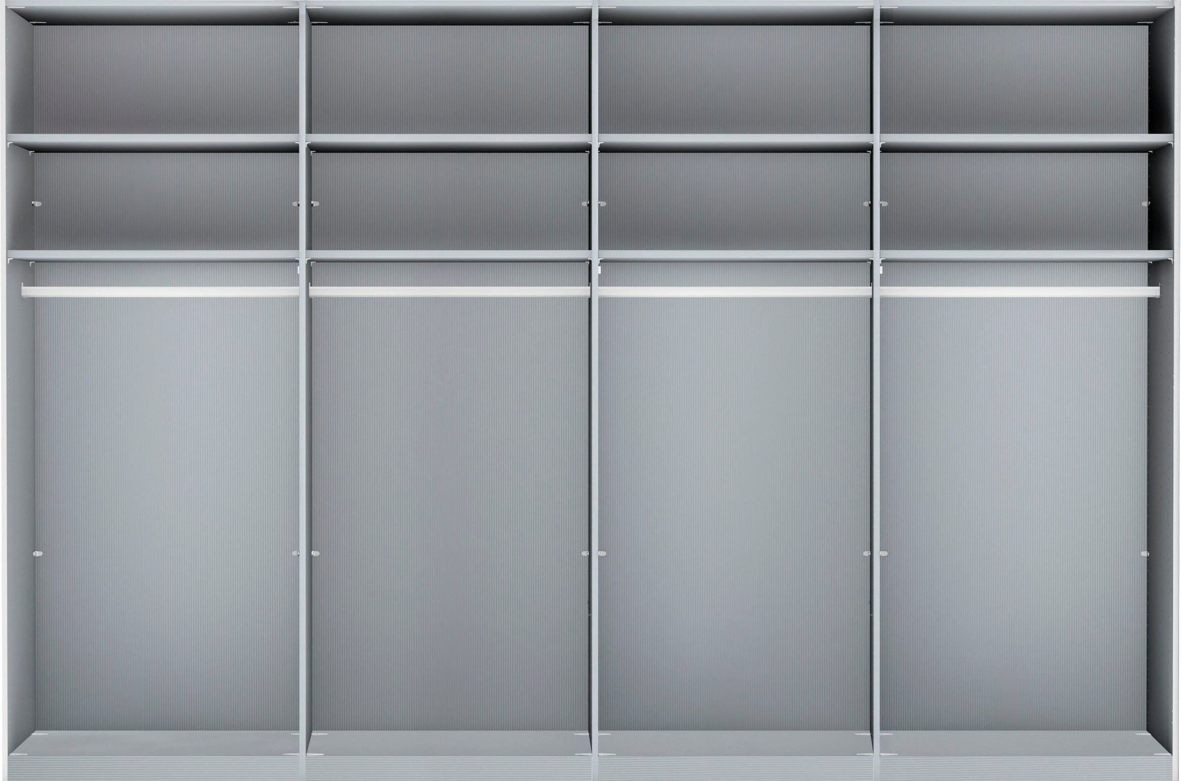WIEMANN Schwebetürenschrank »Monaco«, hochwertige Glas- und Spiegelfront