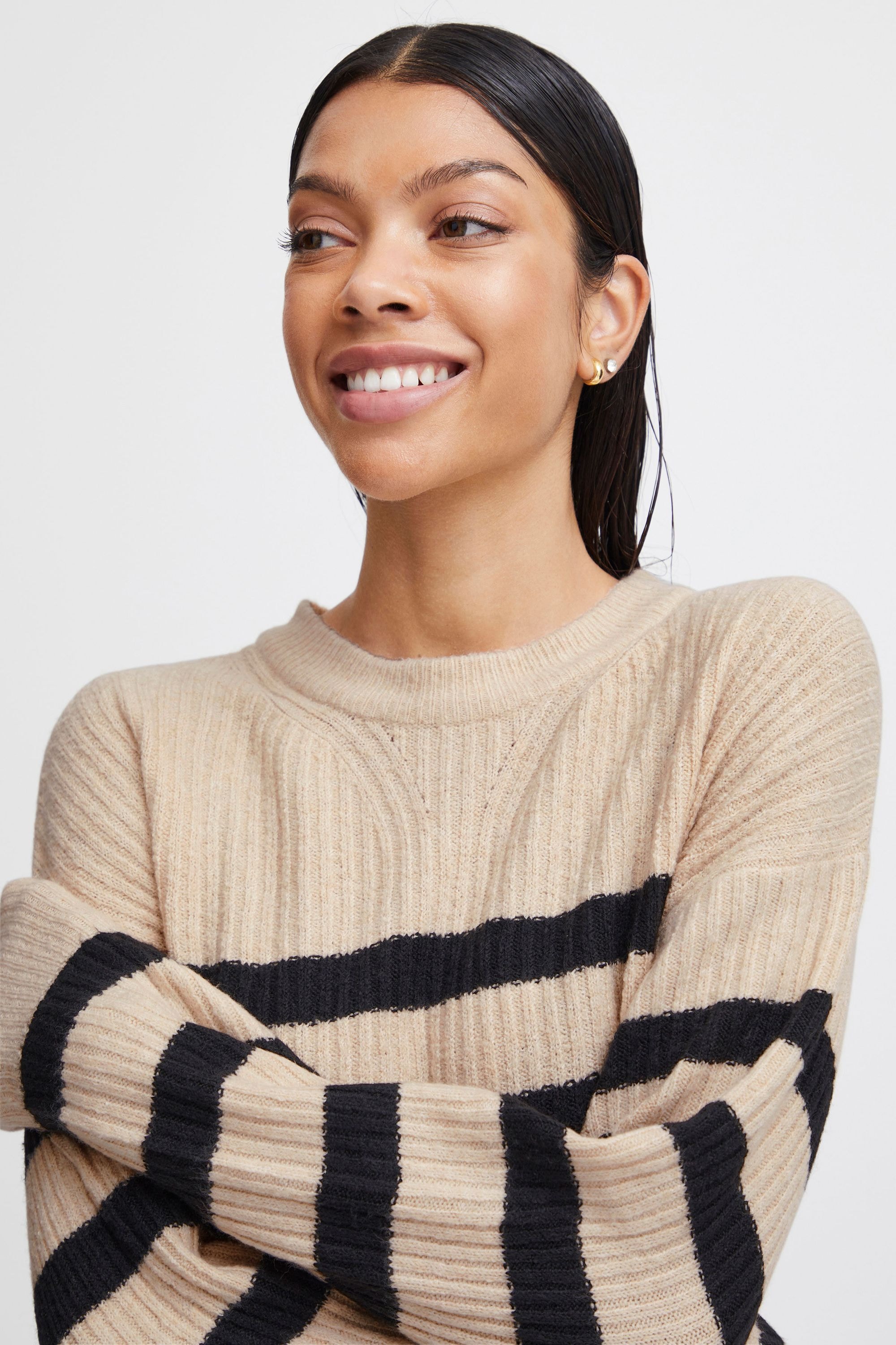 b.young Strickfleece-Pullover »Strickpullover BYOnema«