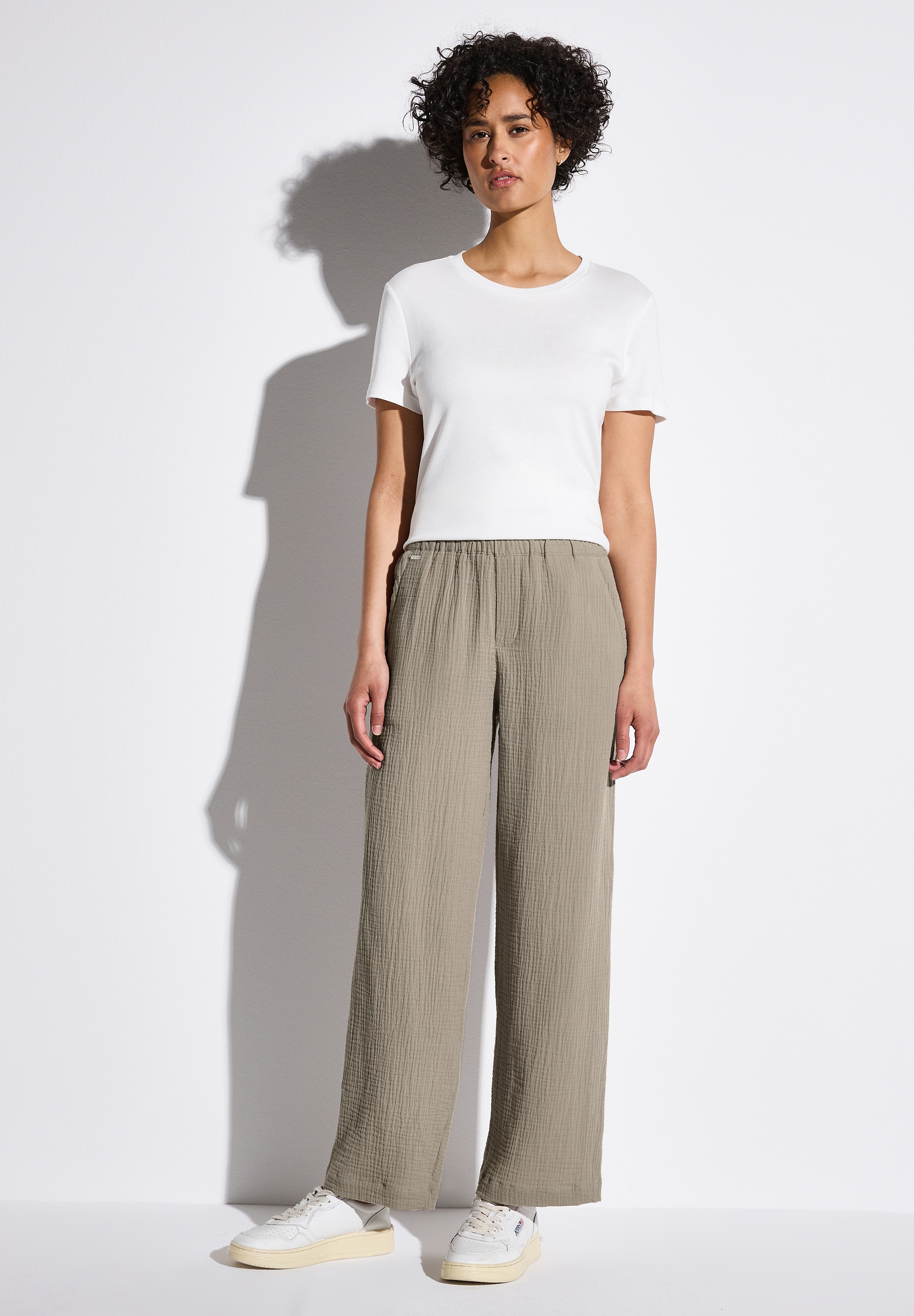 STREET ONE Stoffhose, High Waist