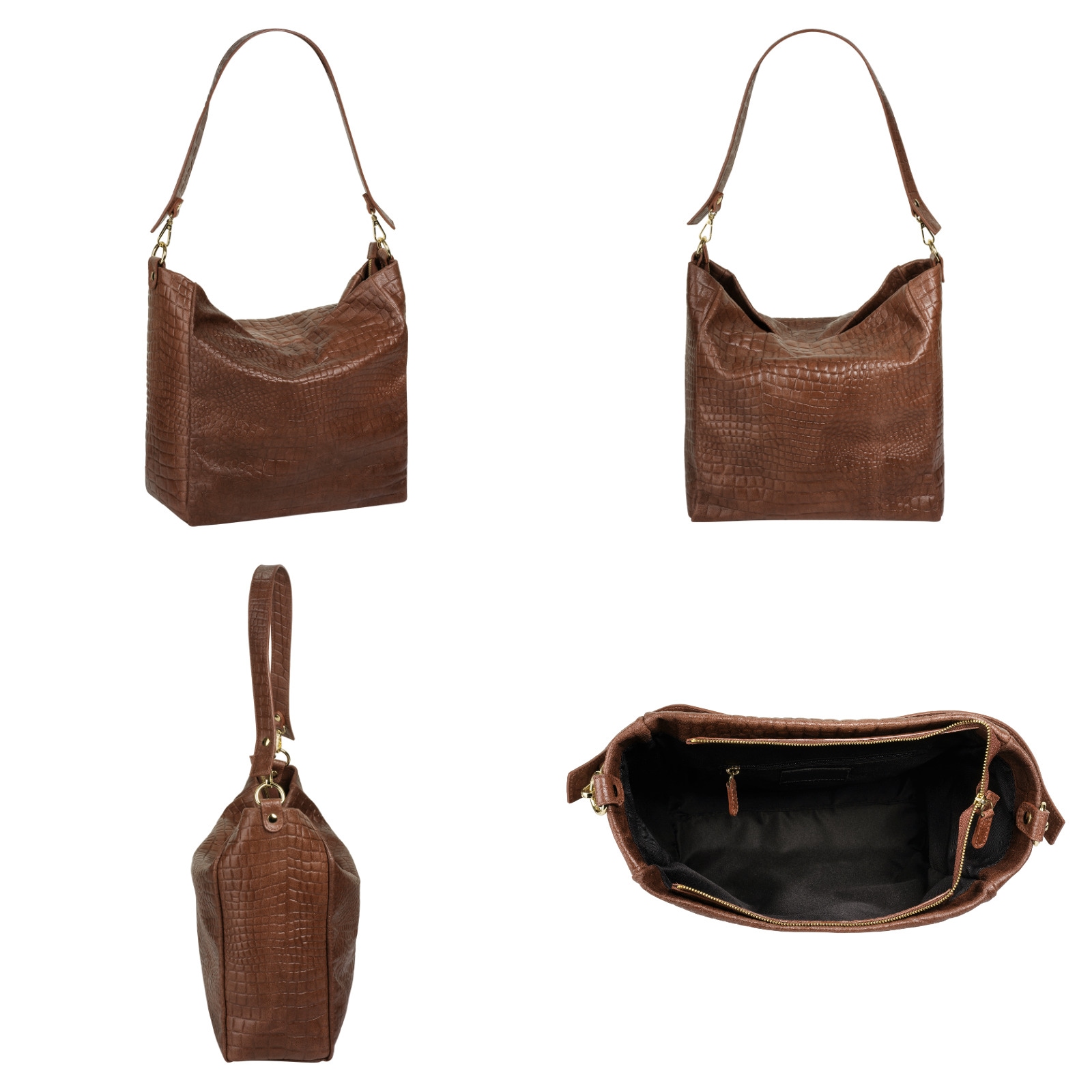 Samantha Look Shopper, echt Leder, Made in Italy