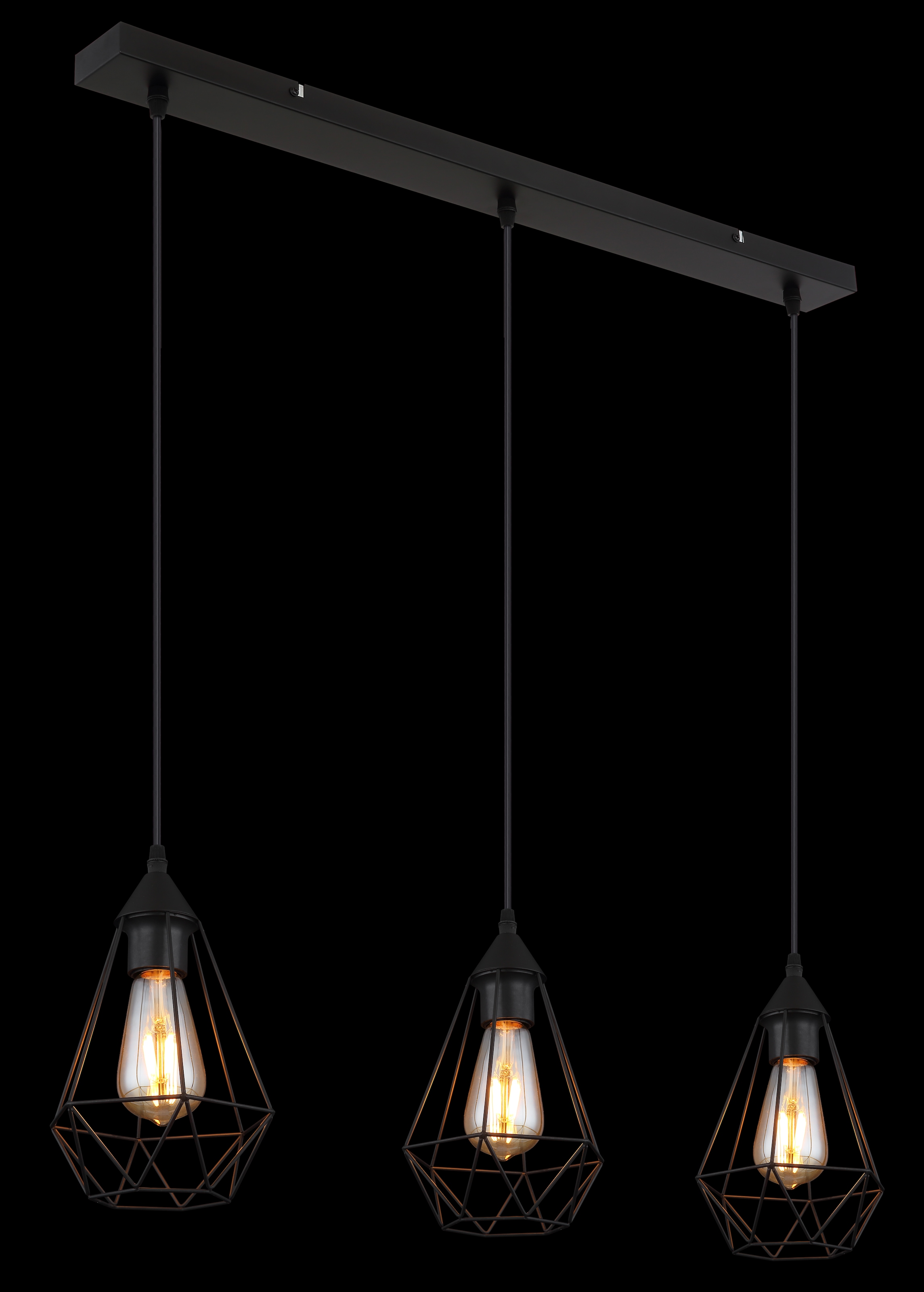 GLOBO LIGHTING Hängeleuchte »ZACHARY«, Leuchtmittel E27 | ohne Leuchtmittel, Hängelampe/Pendelleuchte/Esszimmer/Wohnzimmer/Esstisch