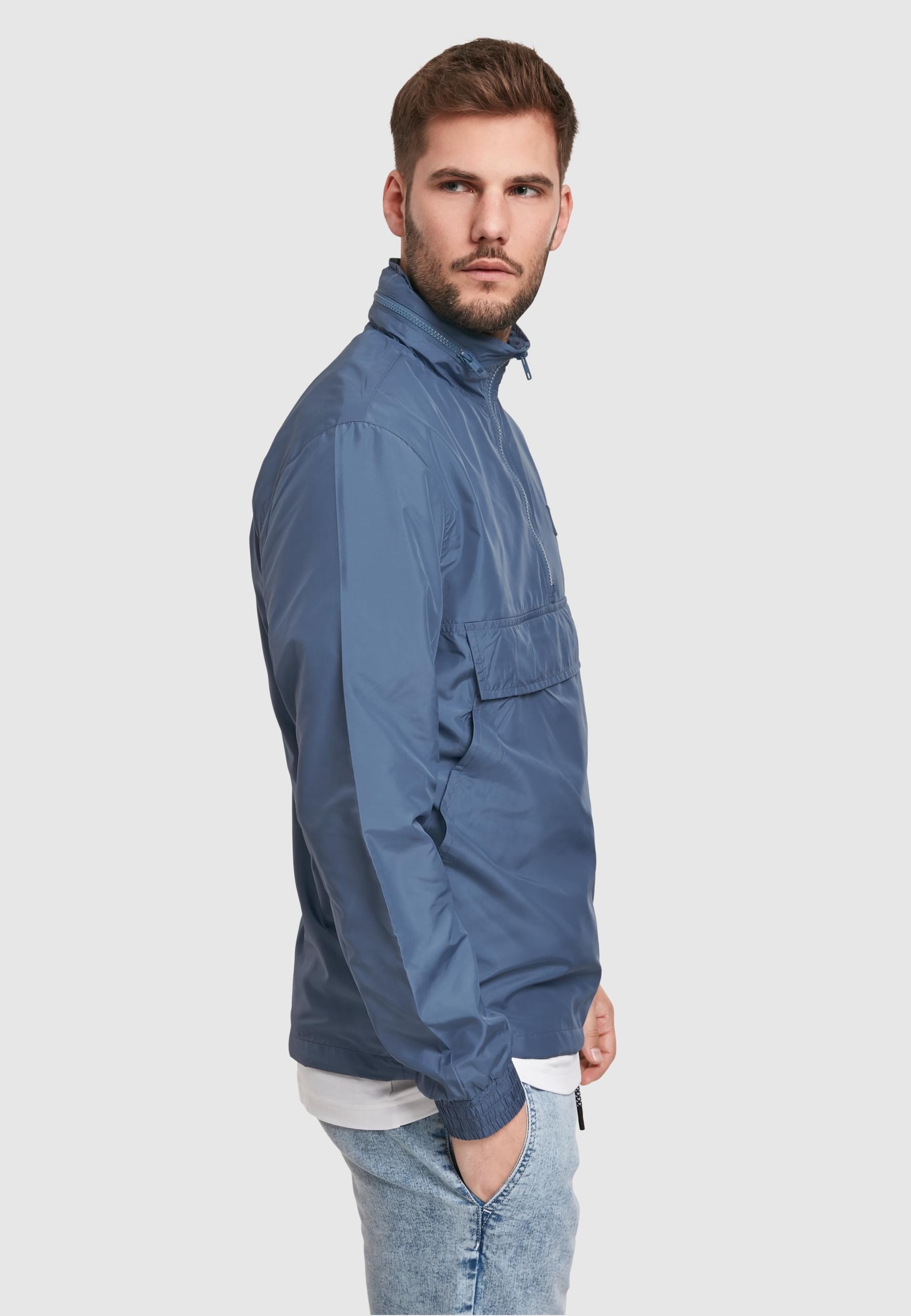 URBAN CLASSICS Allwetterjacke »Urban Classics Herren Hidden Hood Pull Over Jacket«, (1 St.), mit Kapuze