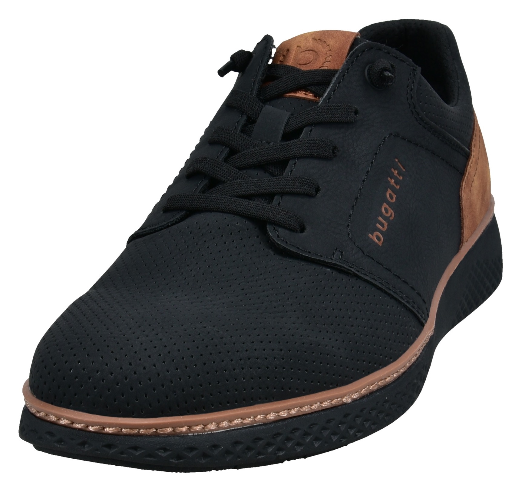 bugatti Slip-On Sneaker, Halbschuh, Freizeitsneaker mit Perforation, elasti günstig online kaufen