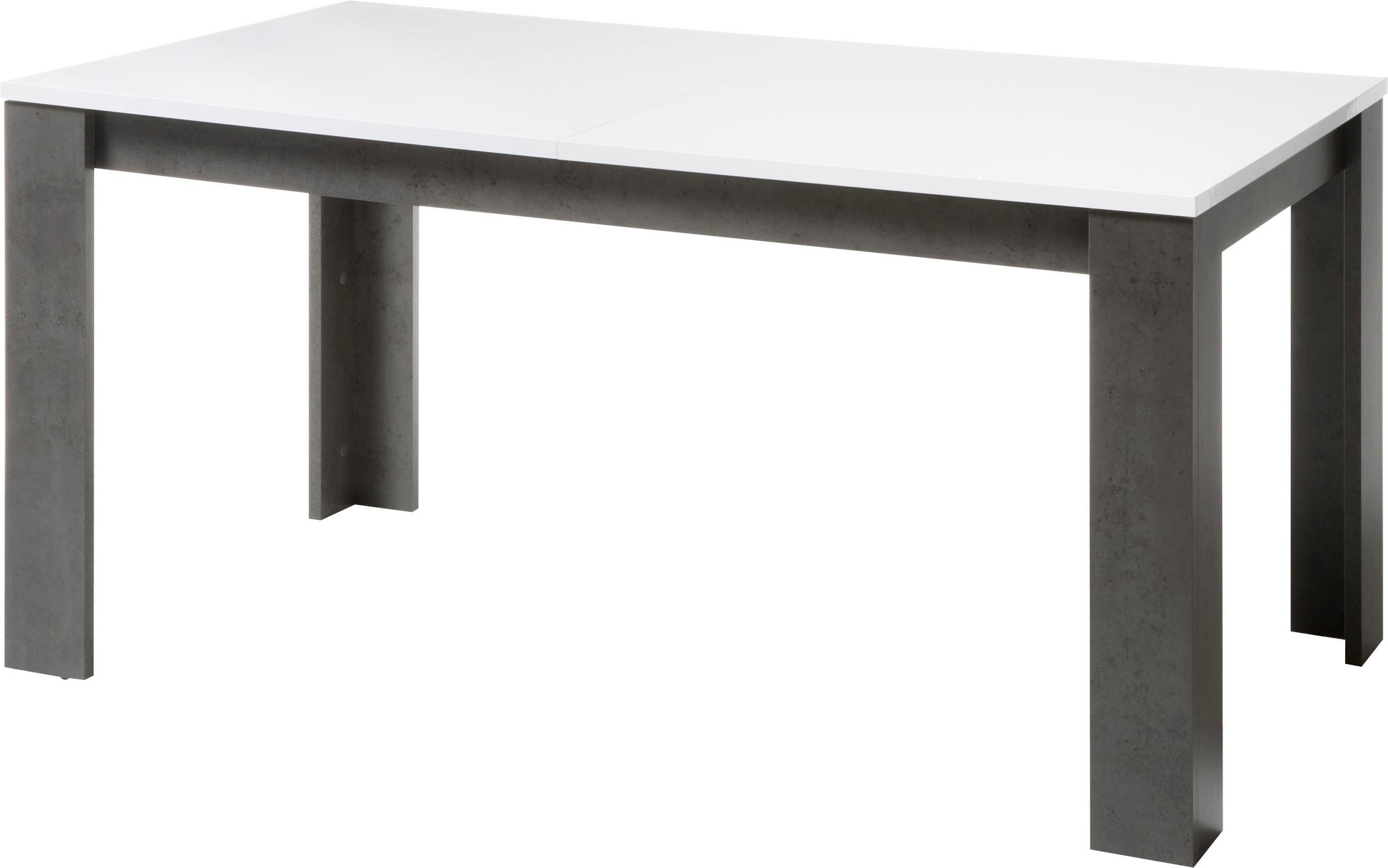 Home affaire Esstisch "Etero" Breite 158-200 cm ausziehbar günstig online kaufen